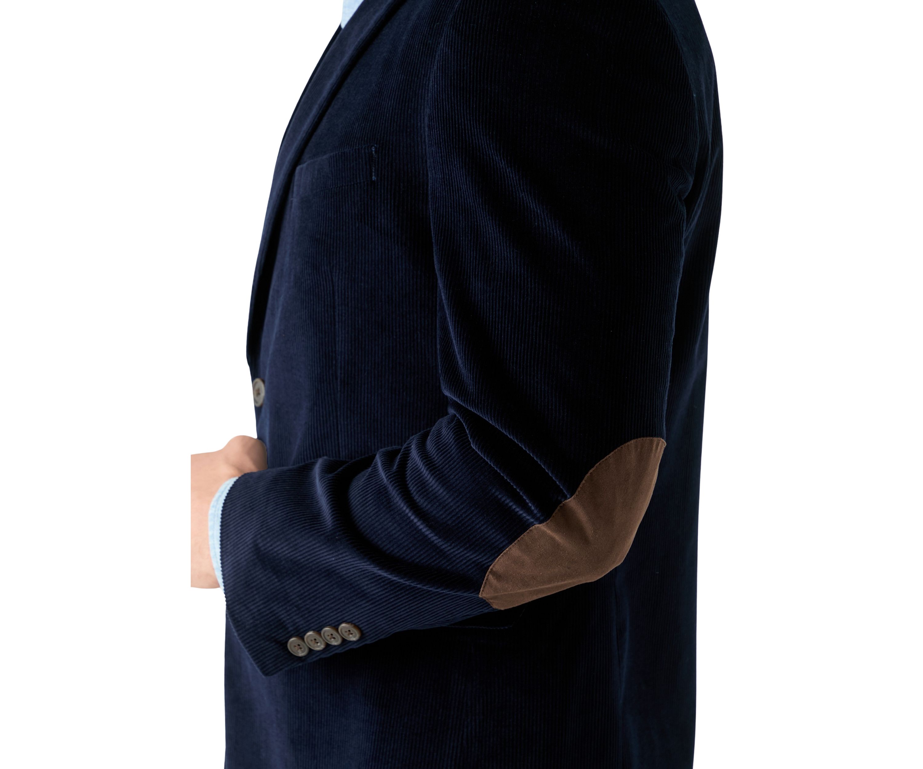 Mens Corduroy and Suede Sport Coat