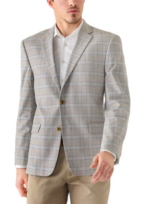 Crown & Ivy Men's Plaid Blazer