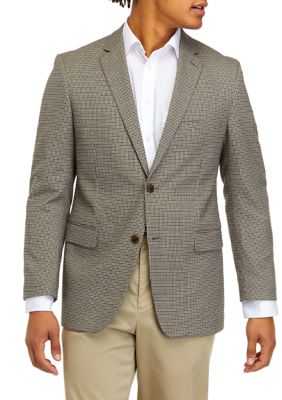 Check Print Sport Coat