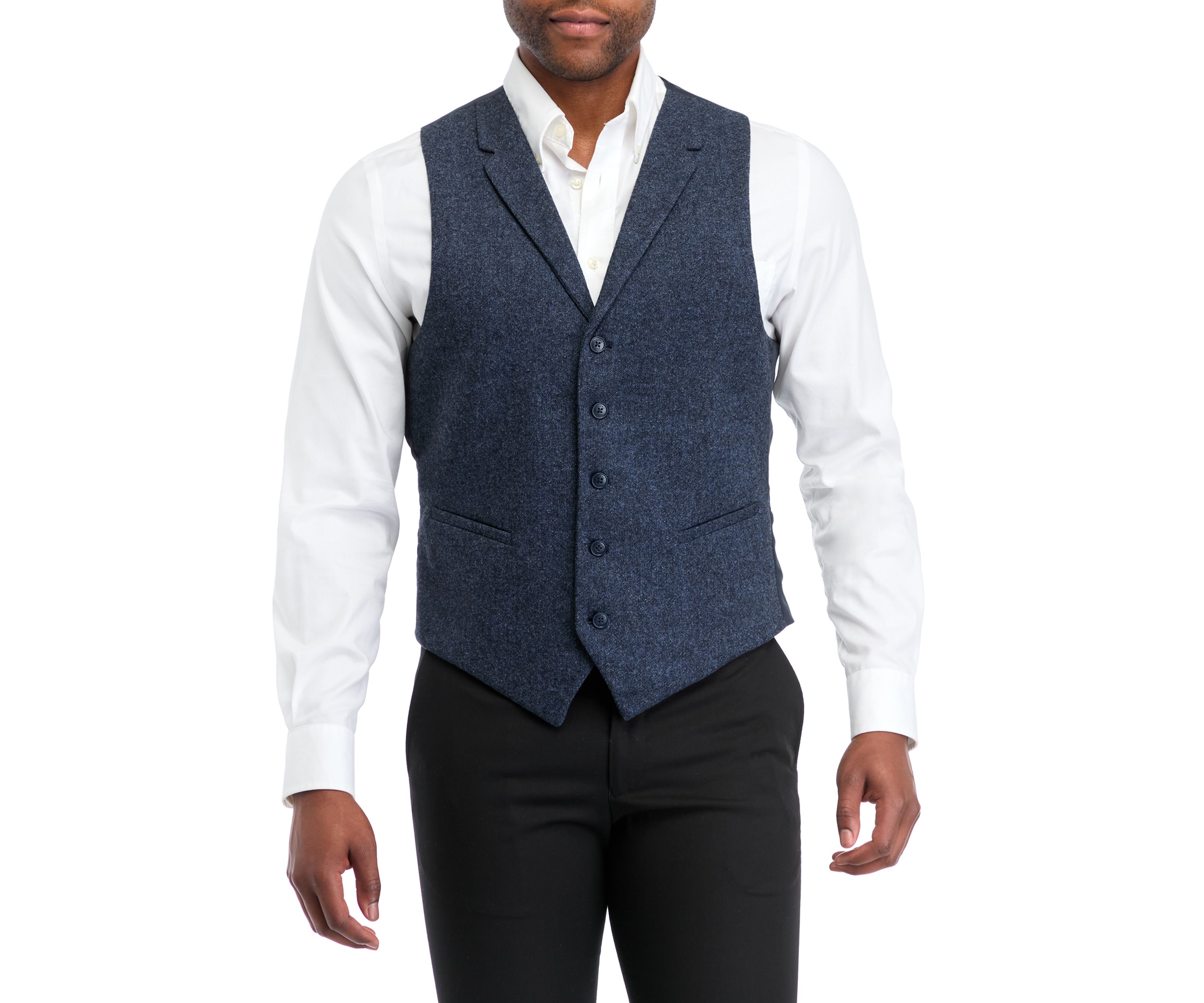 Blue Donegal Vest 