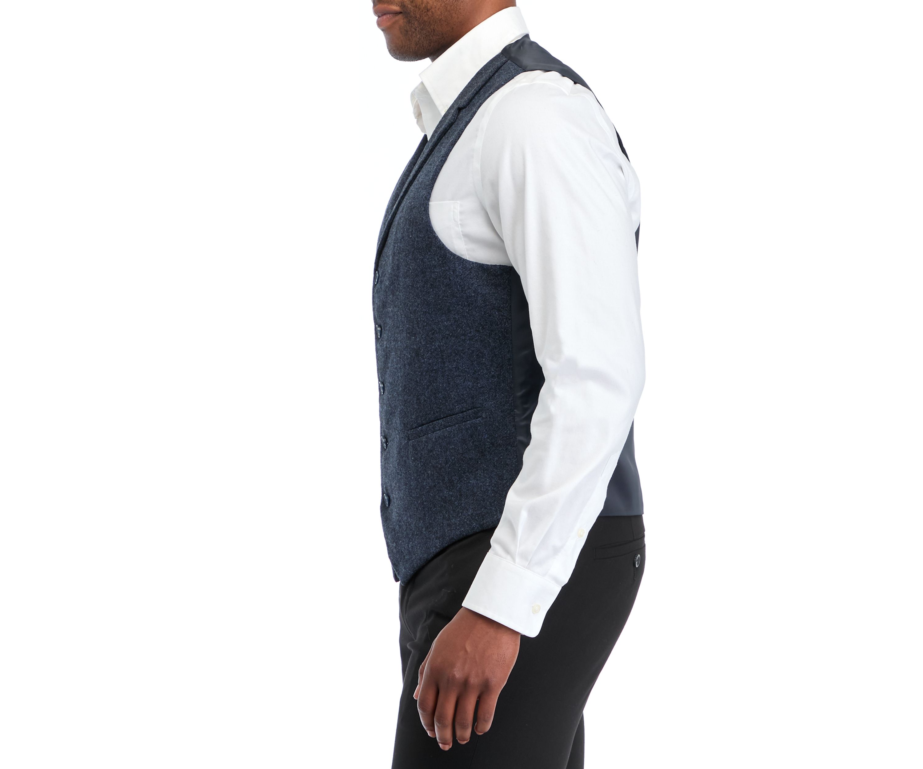 Blue Donegal Vest 