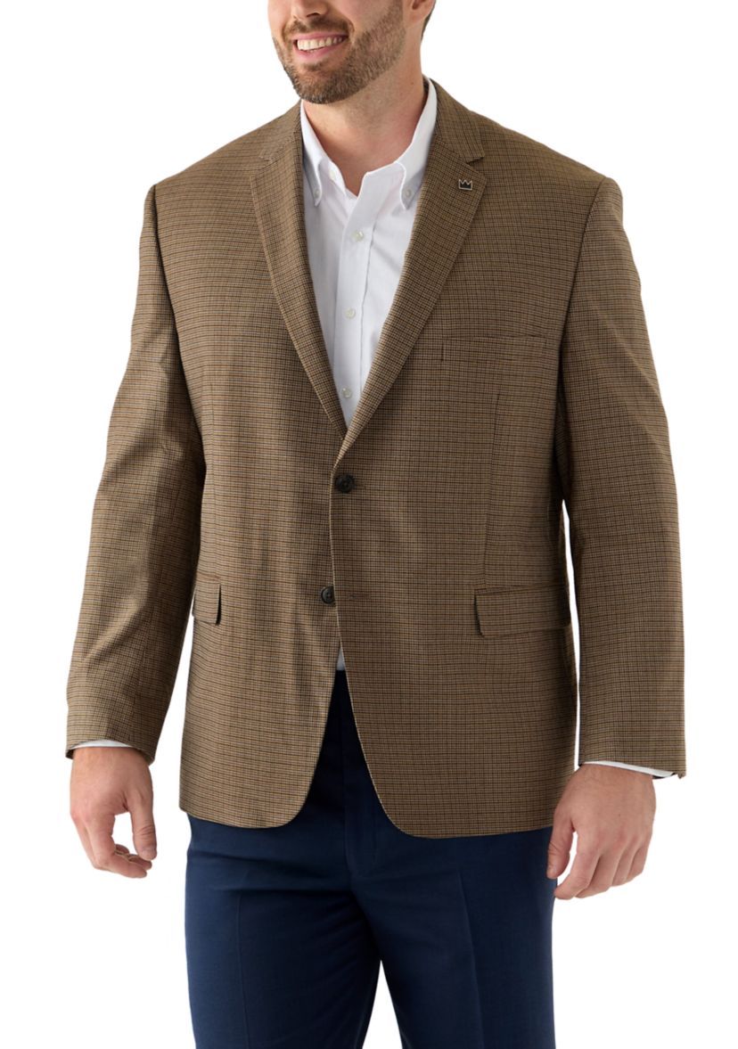 Mens Houndstooth Check Sport Coat