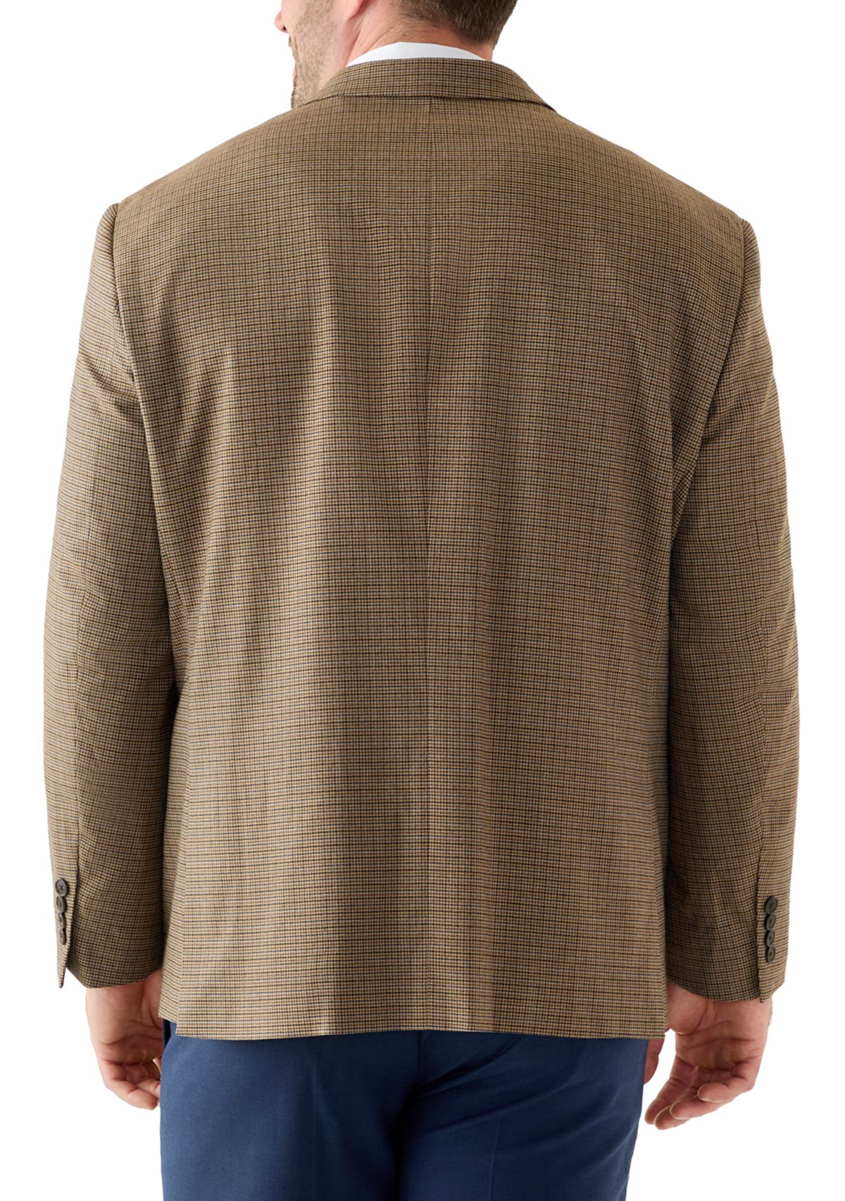 Mens Houndstooth Check Sport Coat