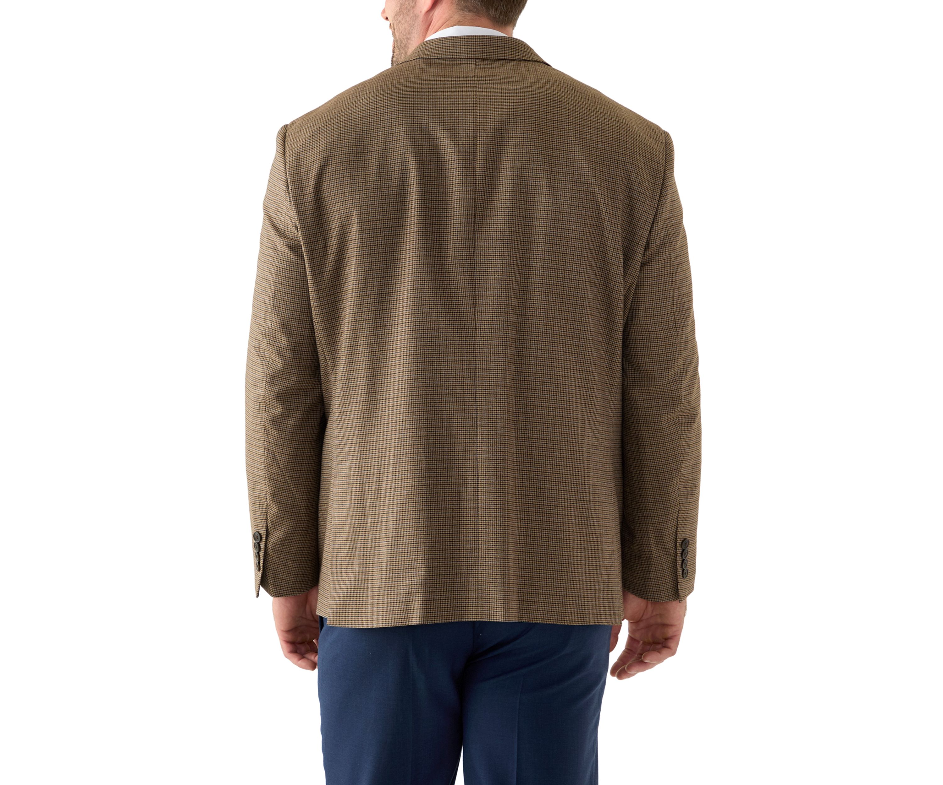Mens Houndstooth Check Sport Coat