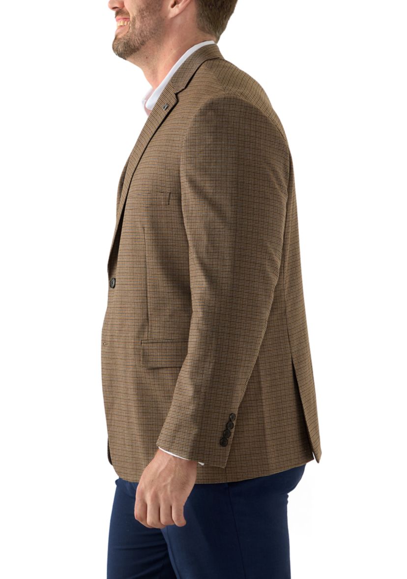 Mens Houndstooth Check Sport Coat