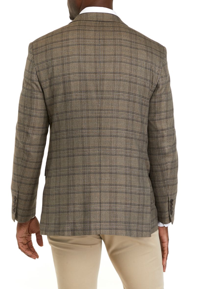 Brown Plaid Sport Coat