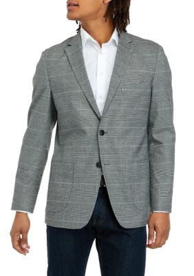 Plaid Patch Pocket Sport Coat