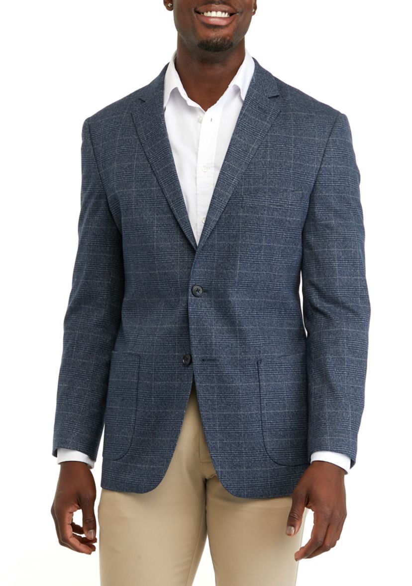Plaid Patch Pocket Sport Coat 