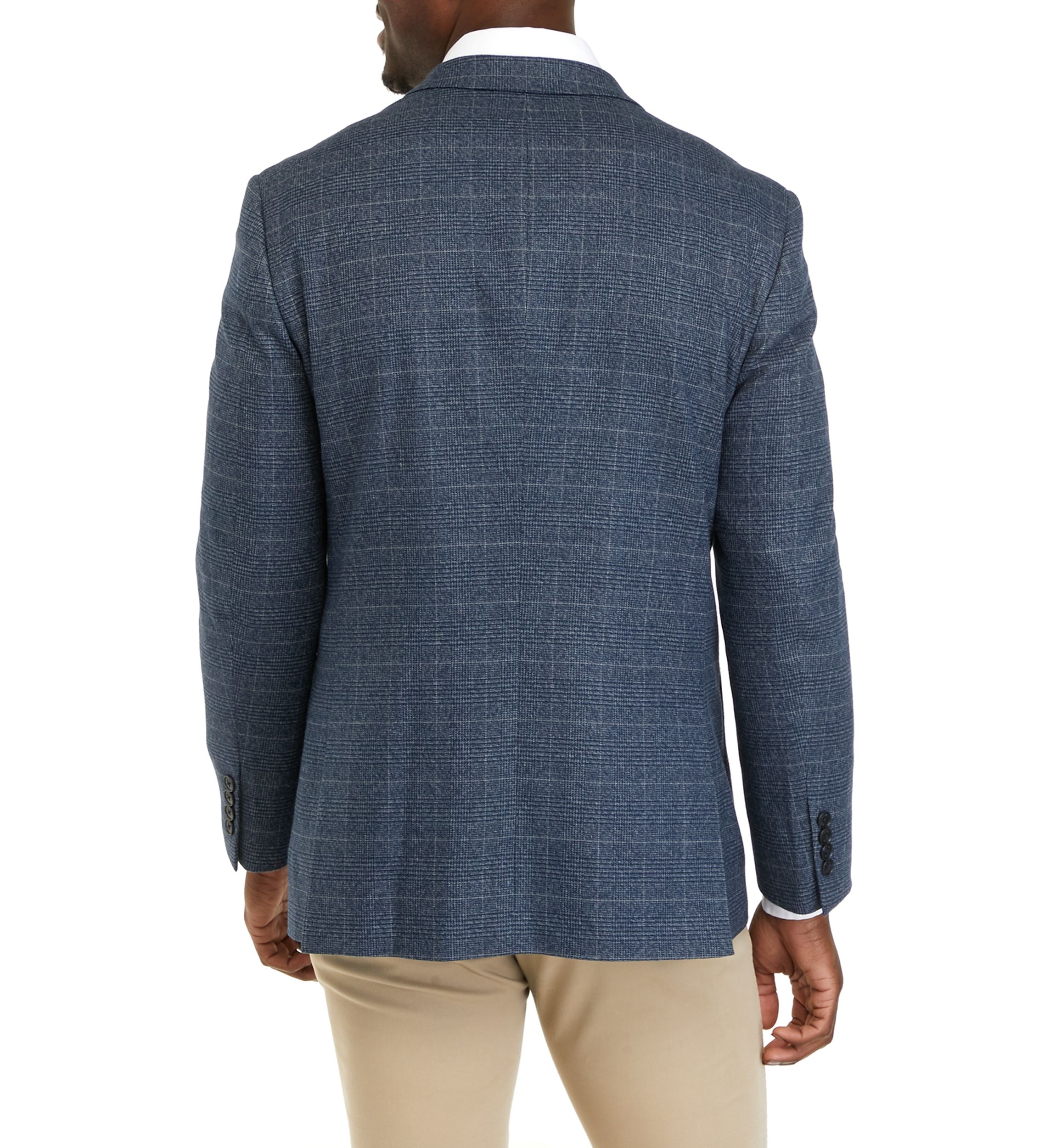 Plaid Patch Pocket Sport Coat 