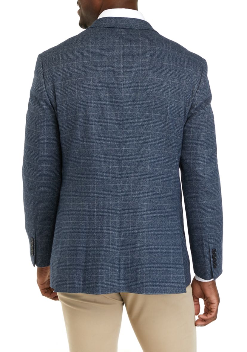Plaid Patch Pocket Sport Coat 