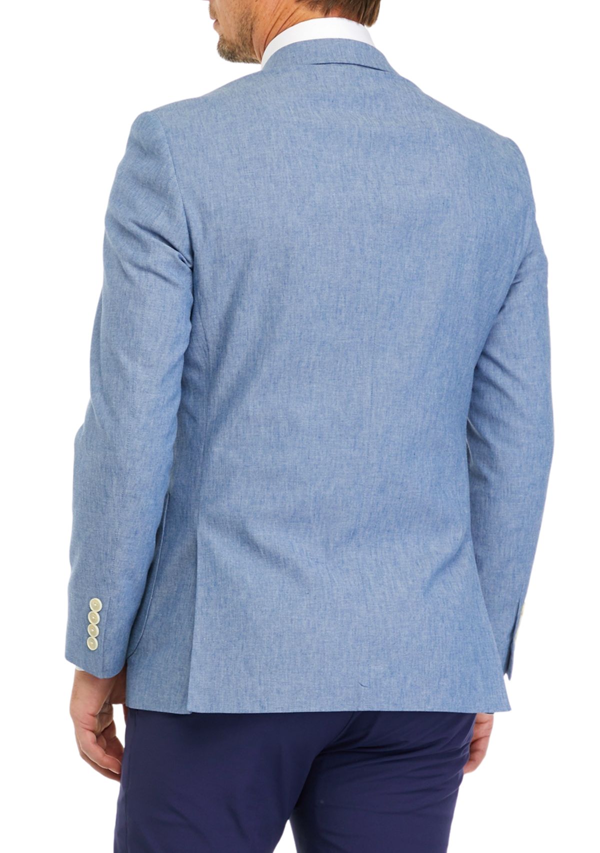 Blue Linen Sport Coat