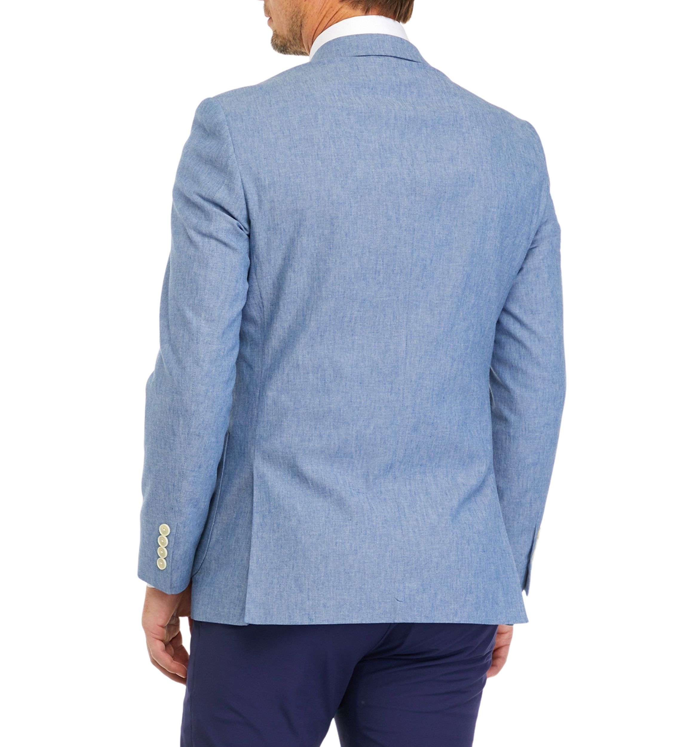 Blue Linen Sport Coat