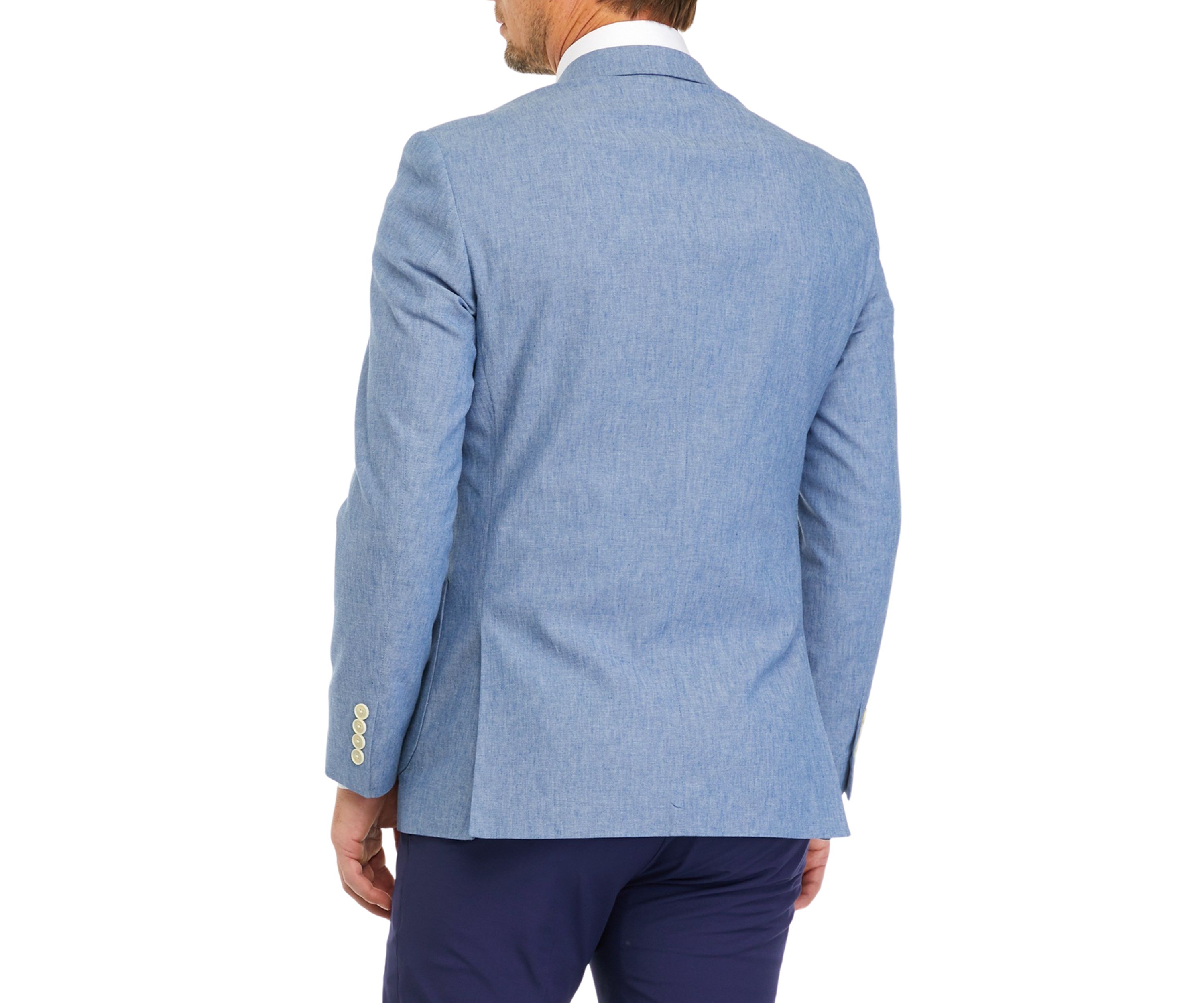 Blue Linen Sport Coat