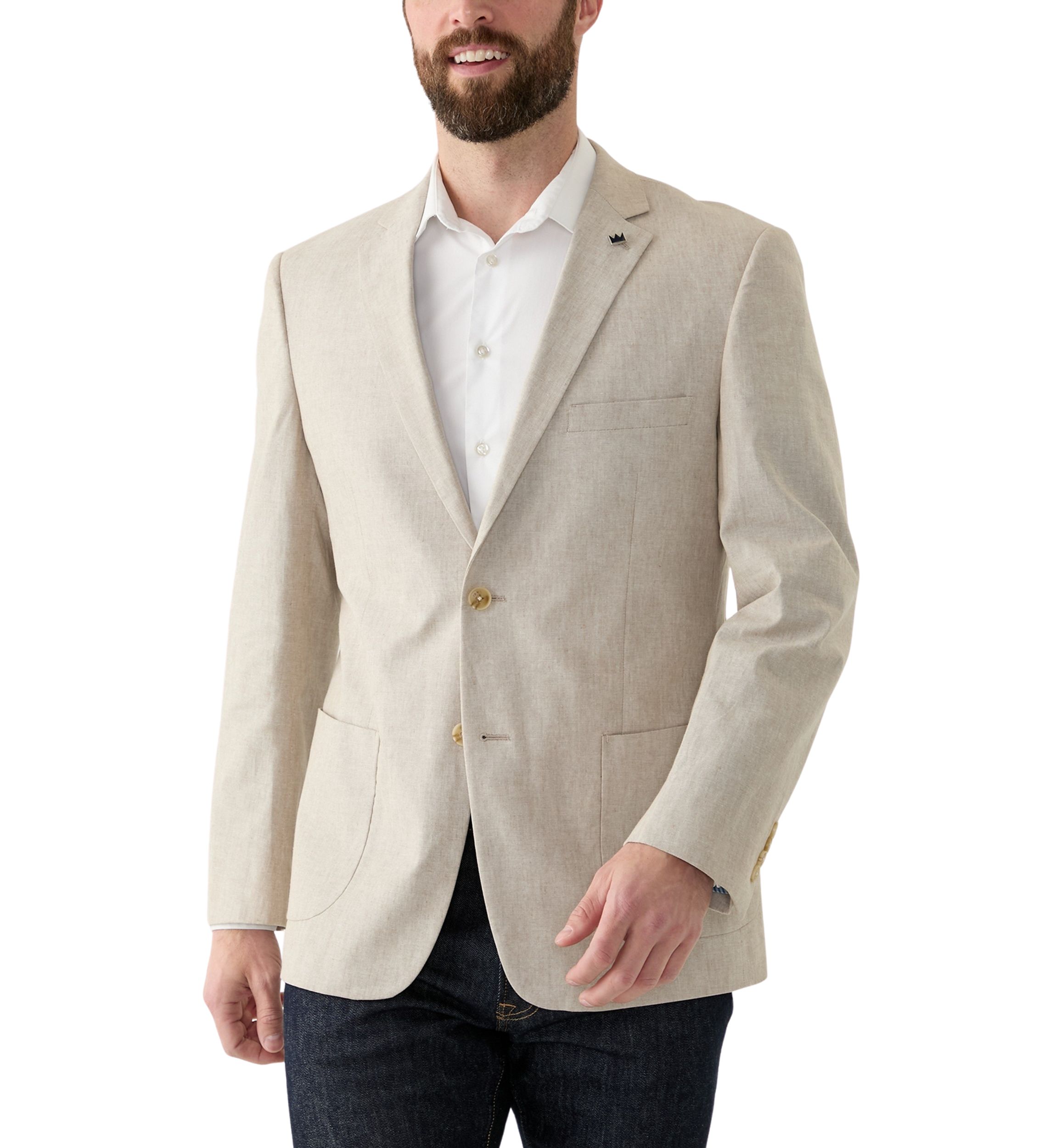 Tan Linen Sport Coat