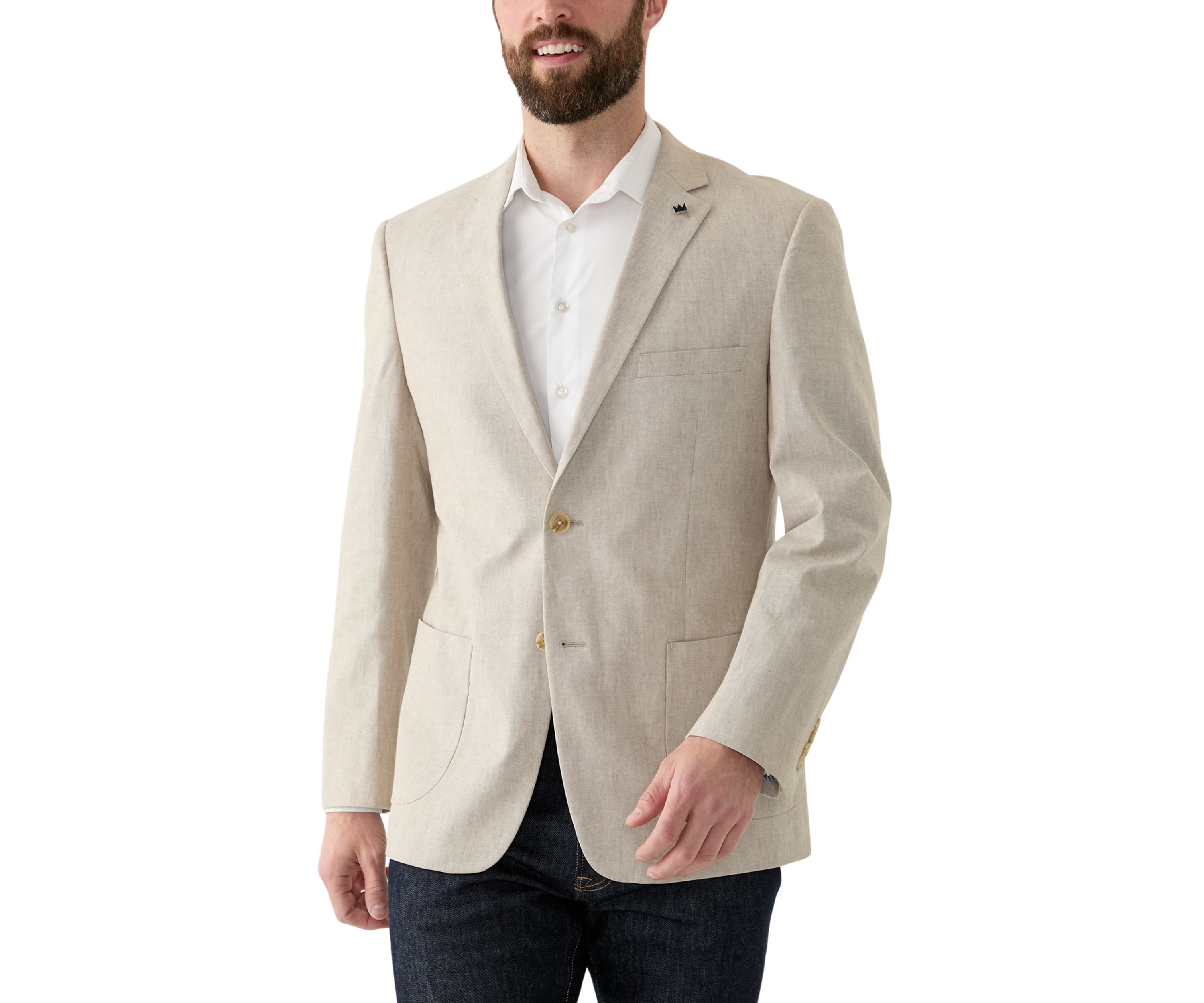 Tan Linen Sport Coat