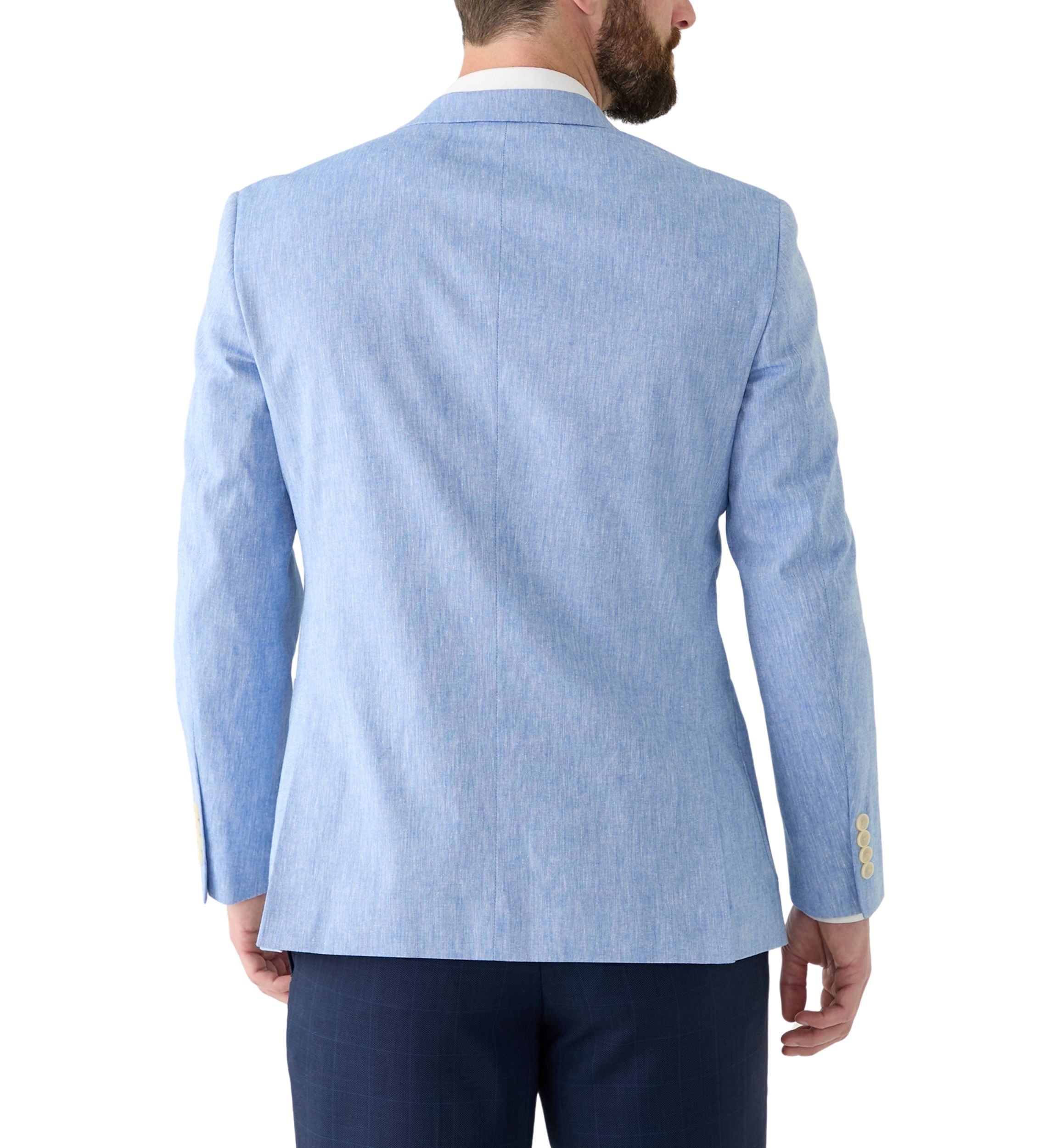 Blue Linen Sport Coat