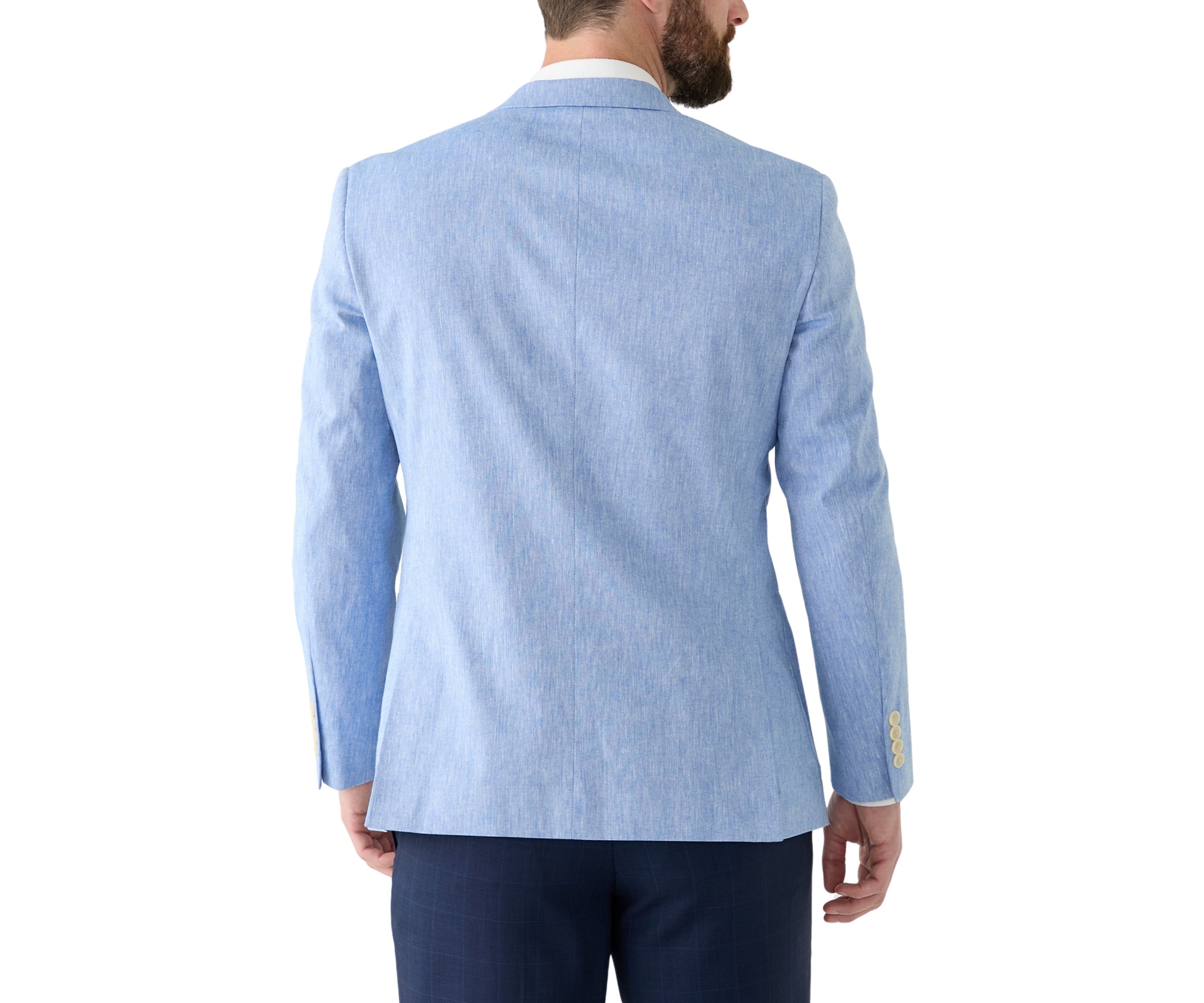 Blue Linen Sport Coat