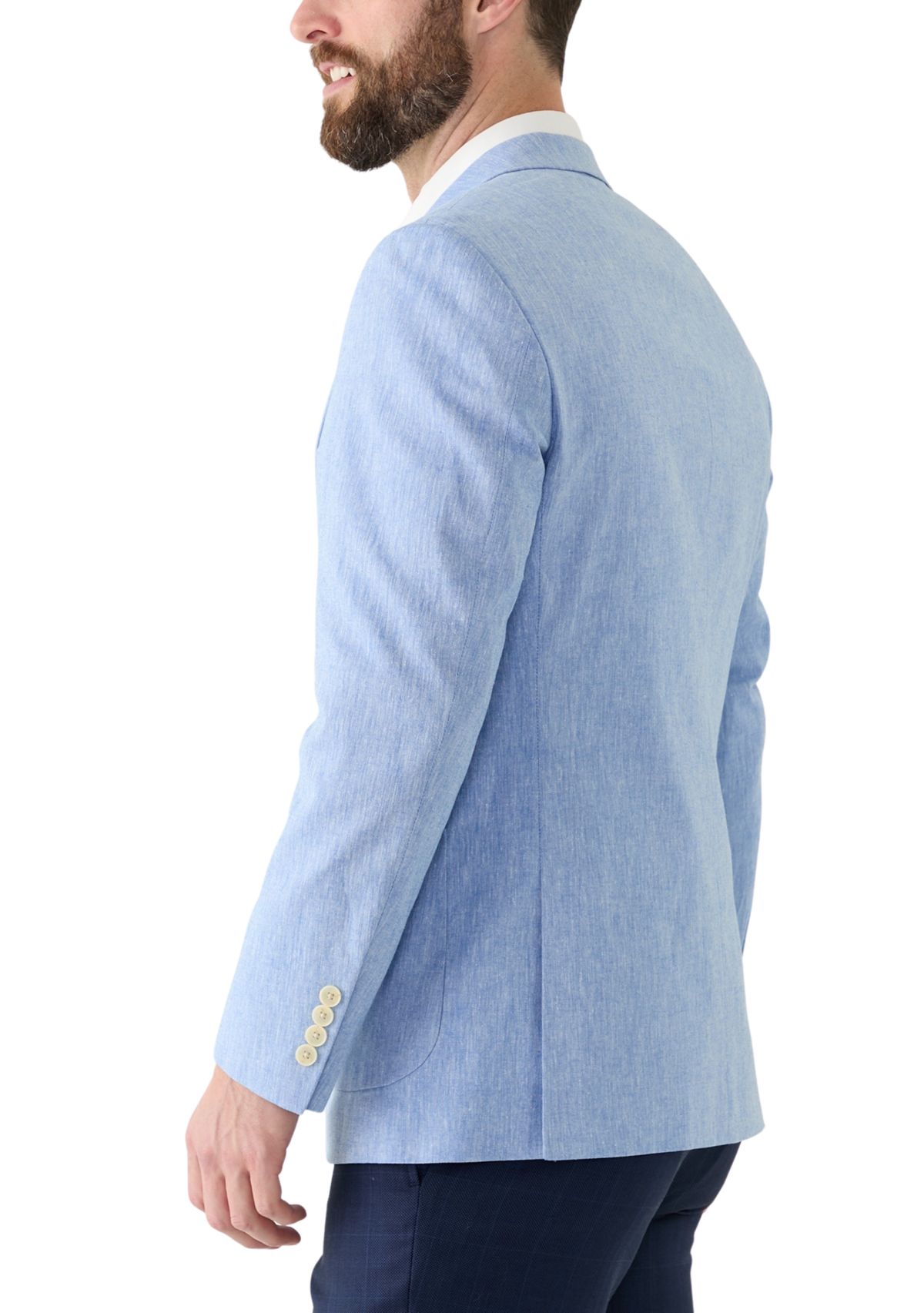 Blue Linen Sport Coat