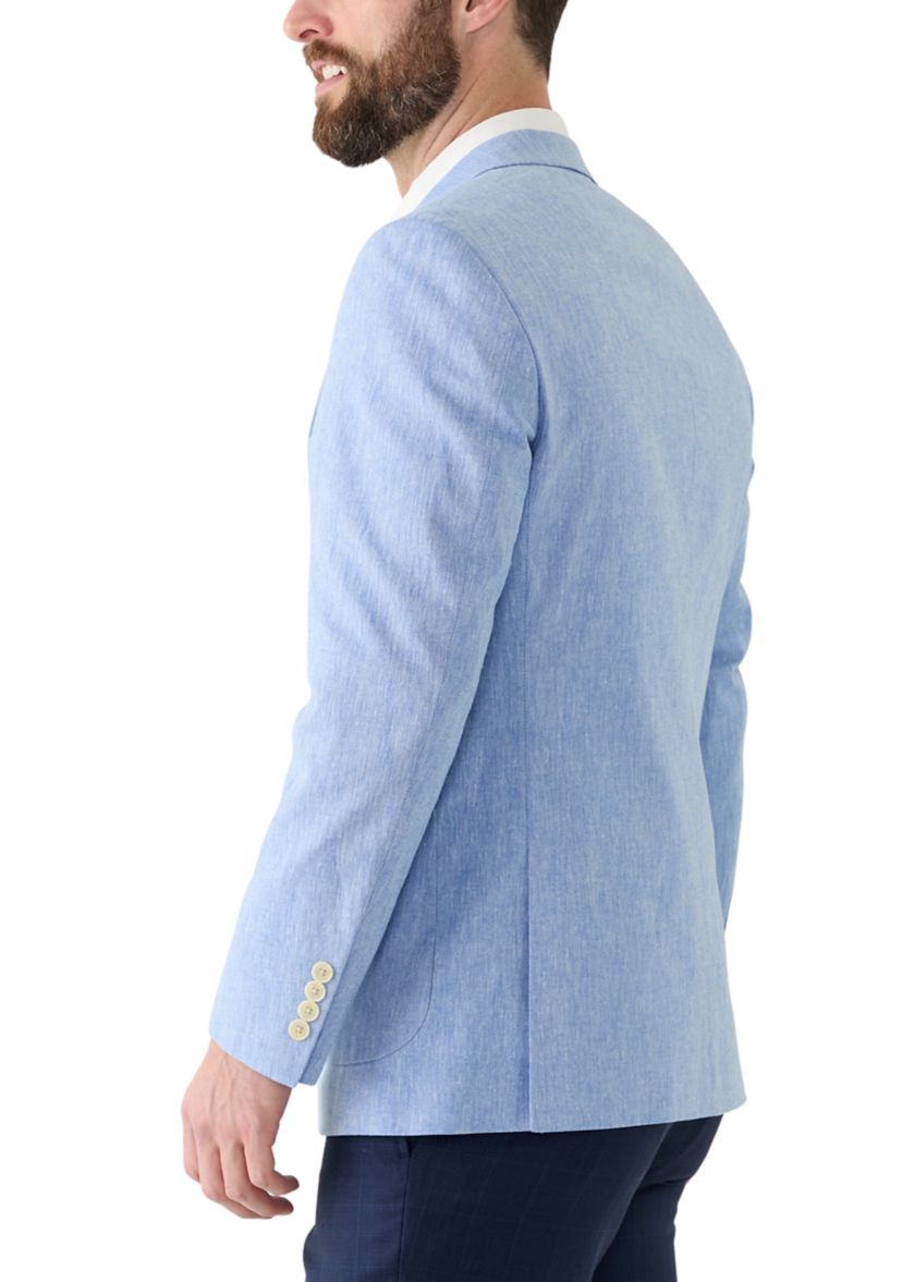 Blue Linen Sport Coat