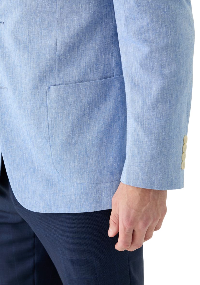 Blue Linen Sport Coat