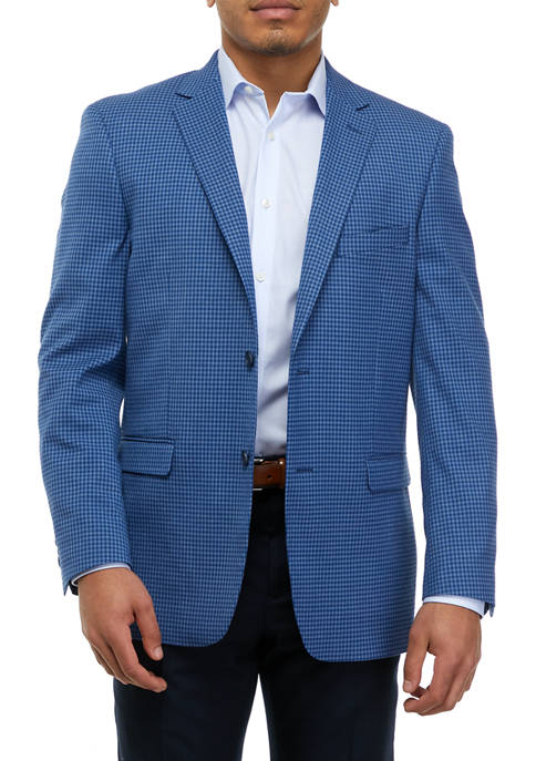 Crown & Ivy™ Blue Royal Gingham Sport Coat