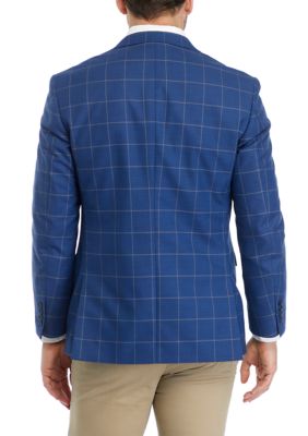 Blue Windowpane Sport Coat