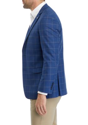 Blue Windowpane Sport Coat