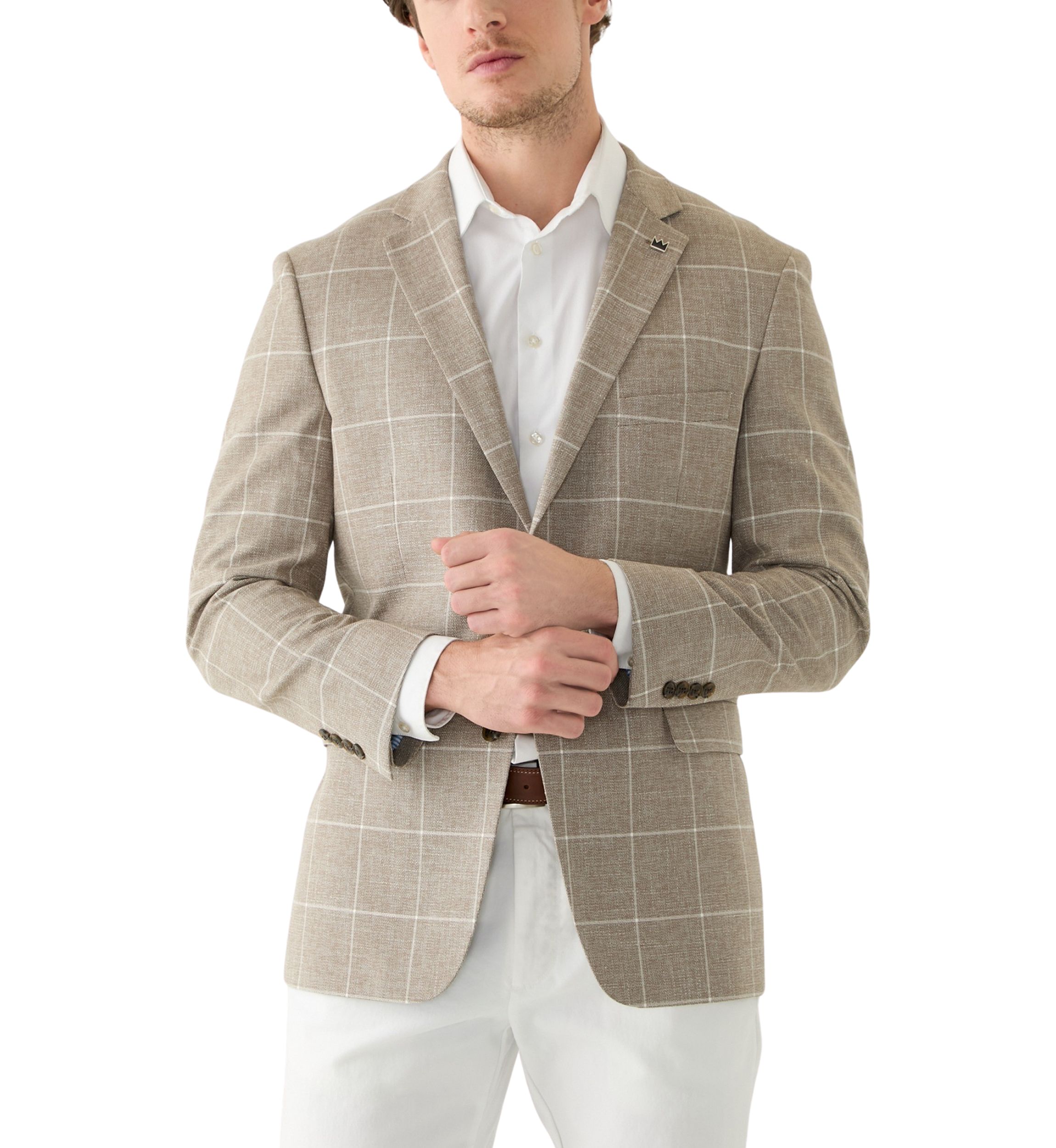 Mens Windowpane Sportcoat