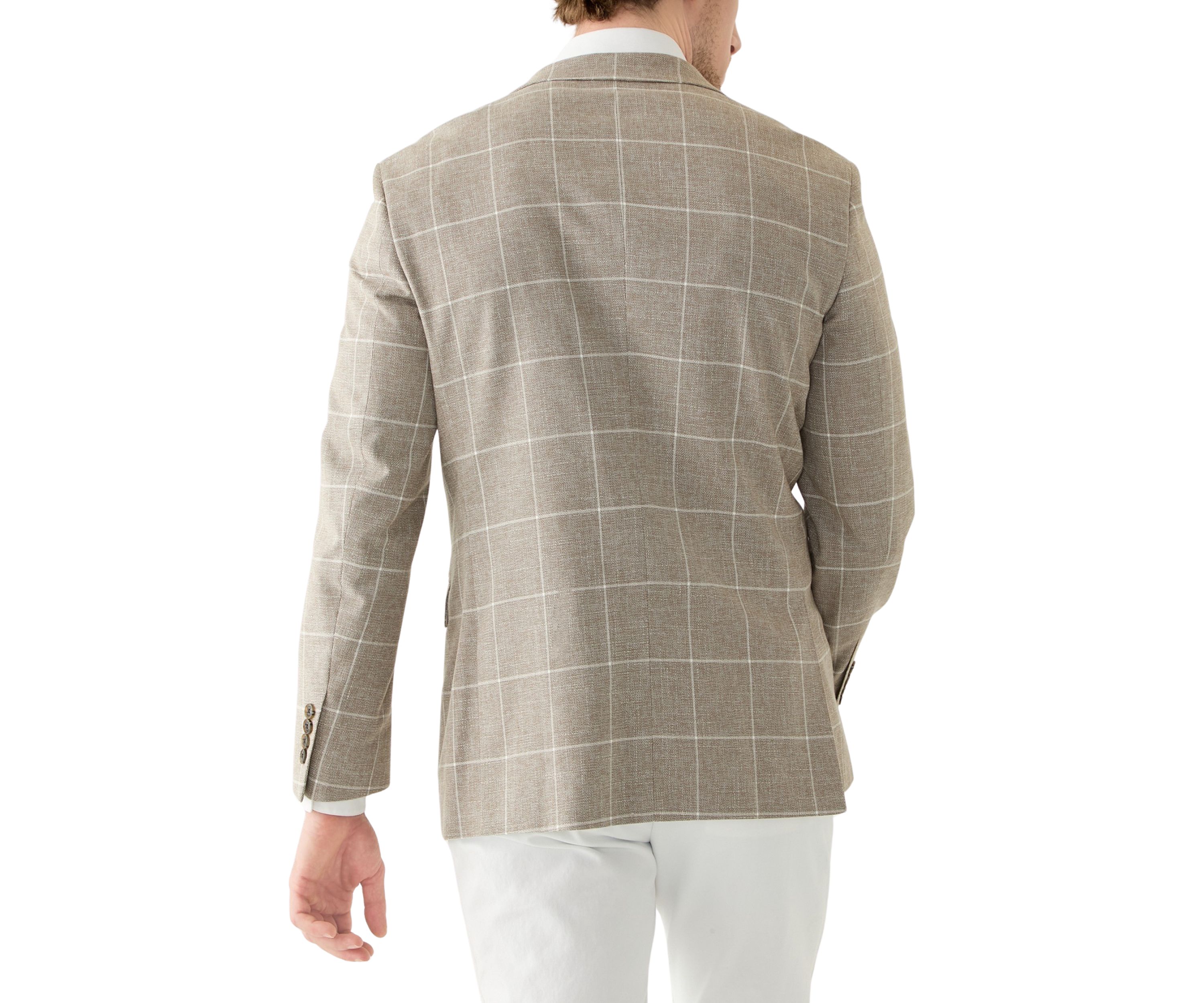 Mens Windowpane Sportcoat