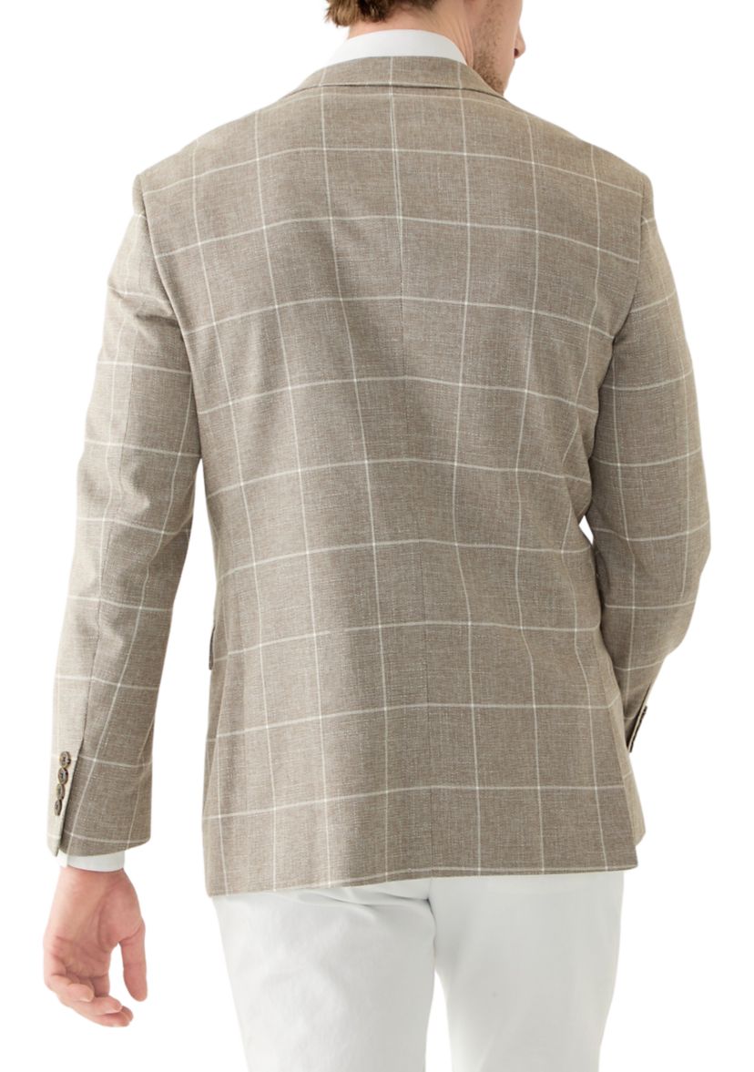Mens Windowpane Sportcoat