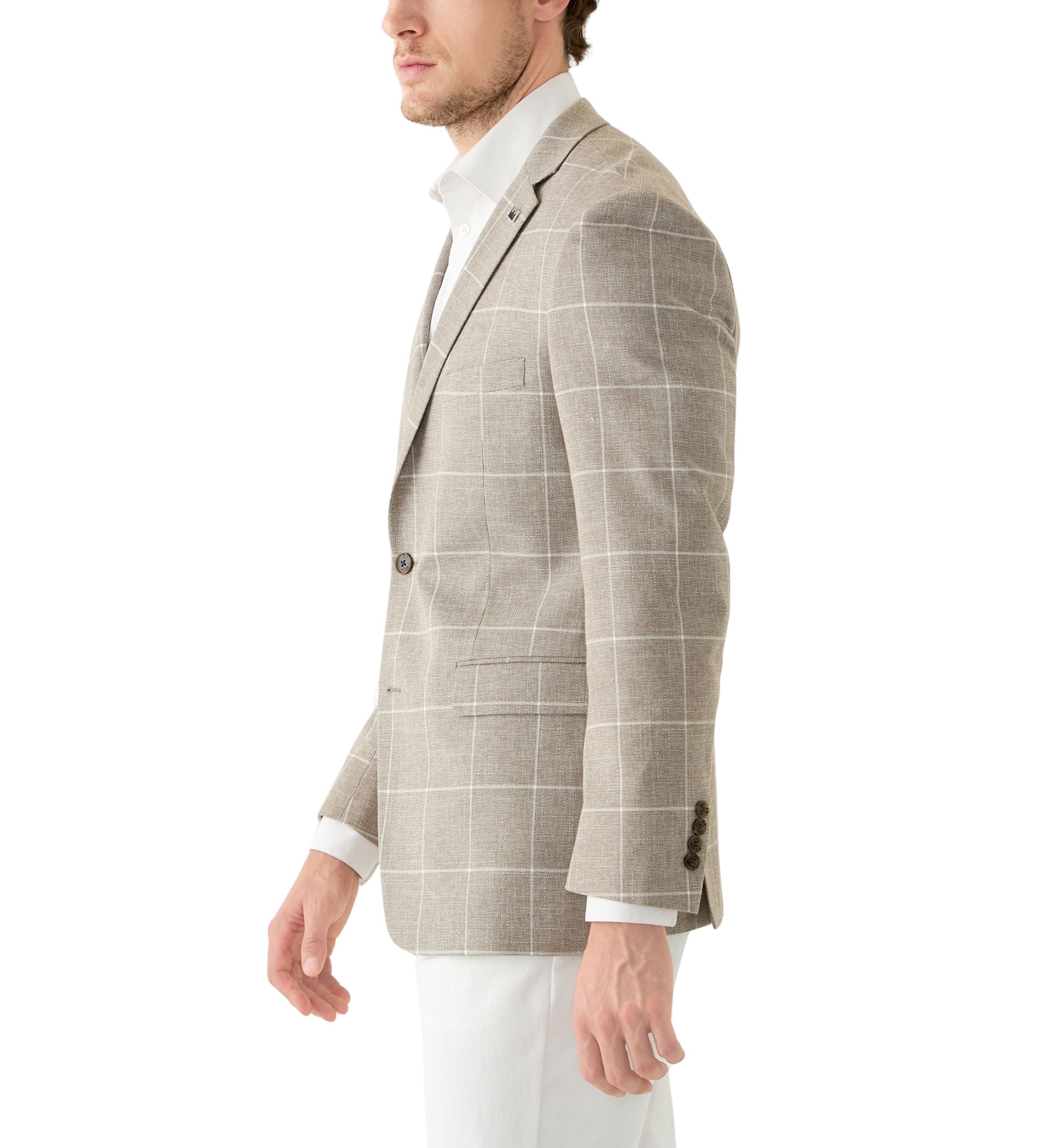 Mens Windowpane Sportcoat