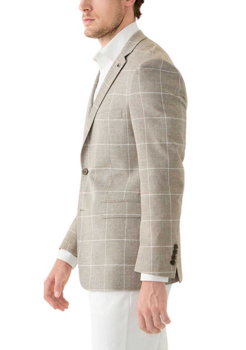 Mens Windowpane Sportcoat