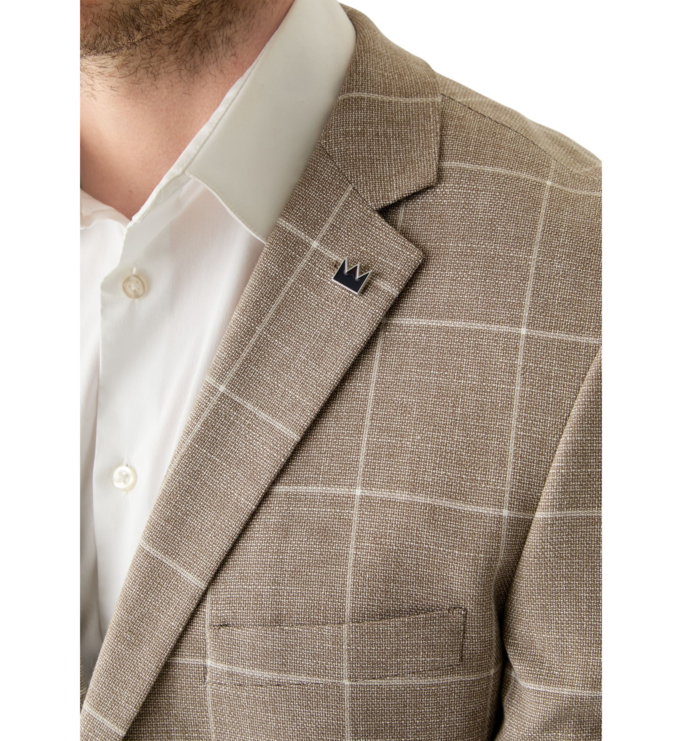 Mens Windowpane Sportcoat