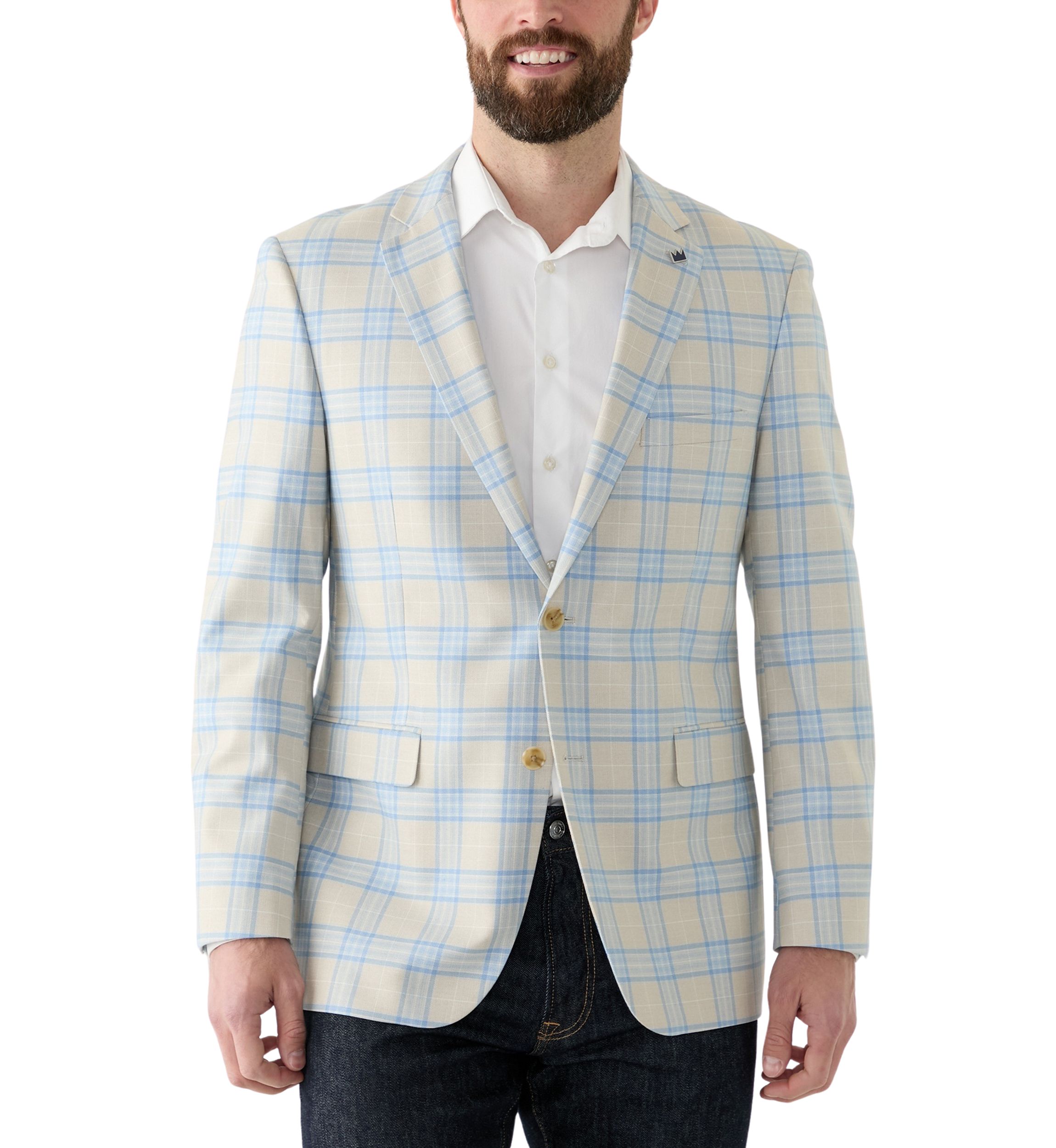 Plaid Suit Separate Jacket