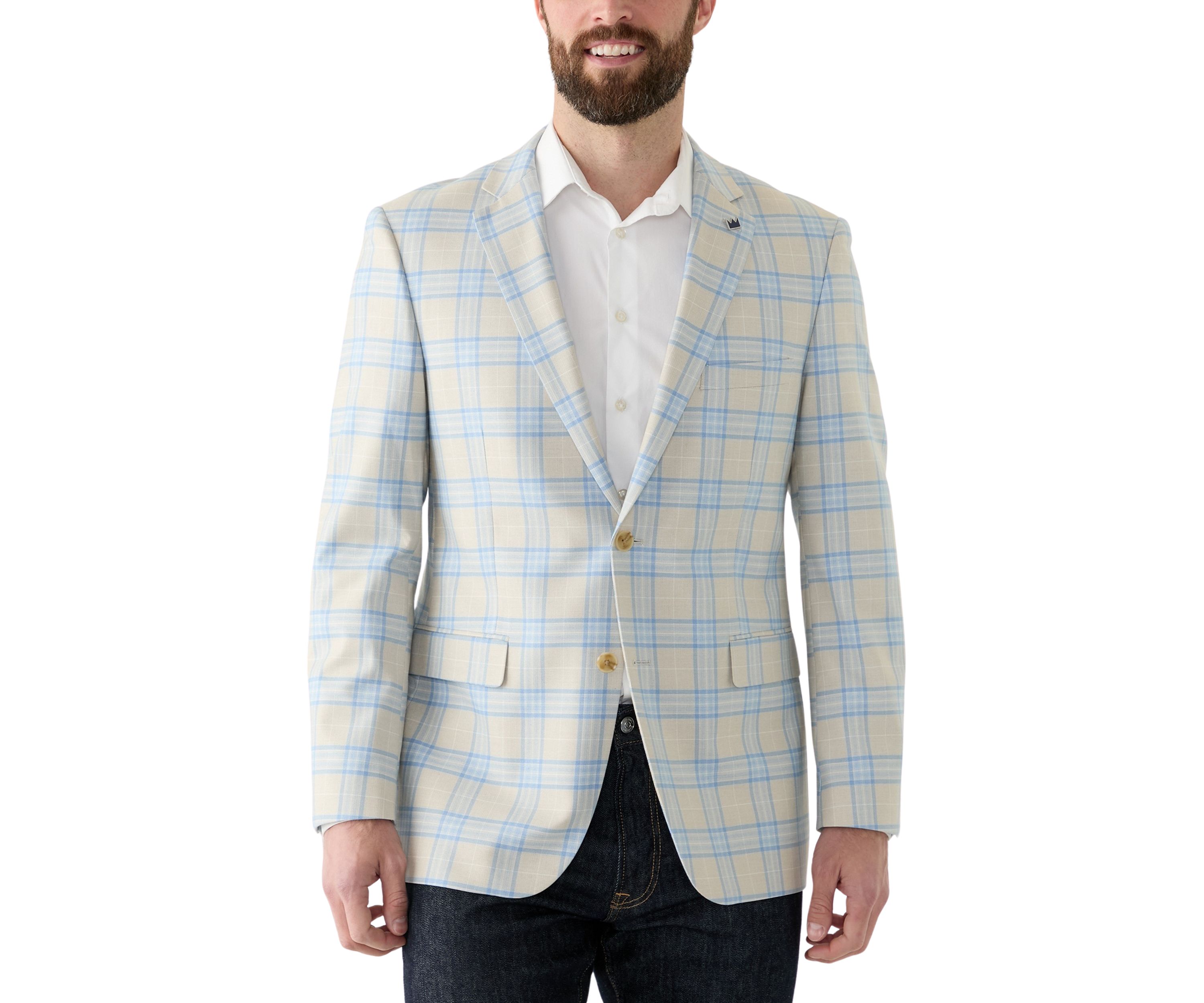 Plaid Suit Separate Jacket
