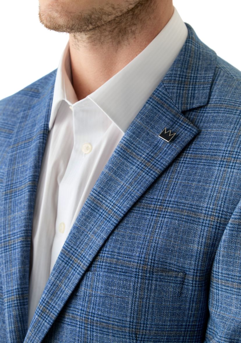 Plaid Blazer 