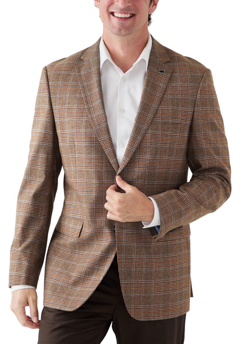 Mens Plaid Blazer