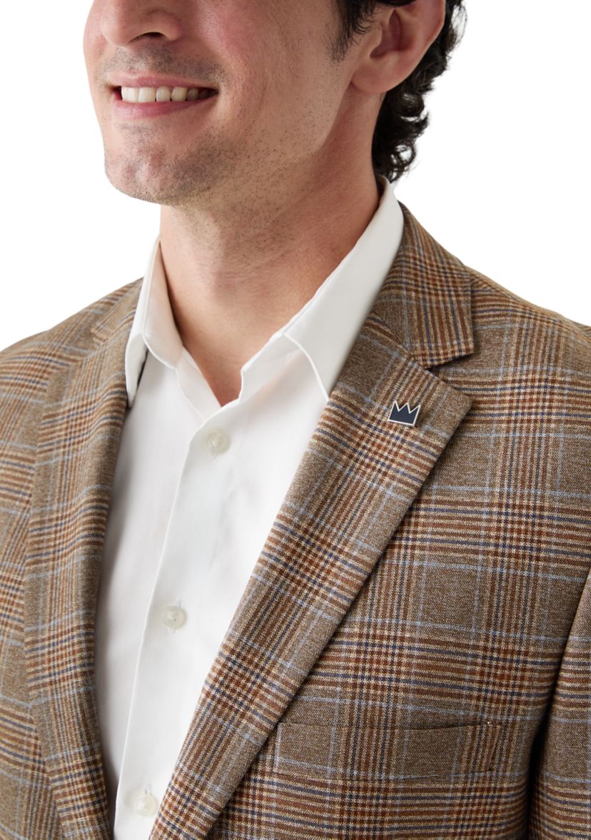 Mens Plaid Blazer