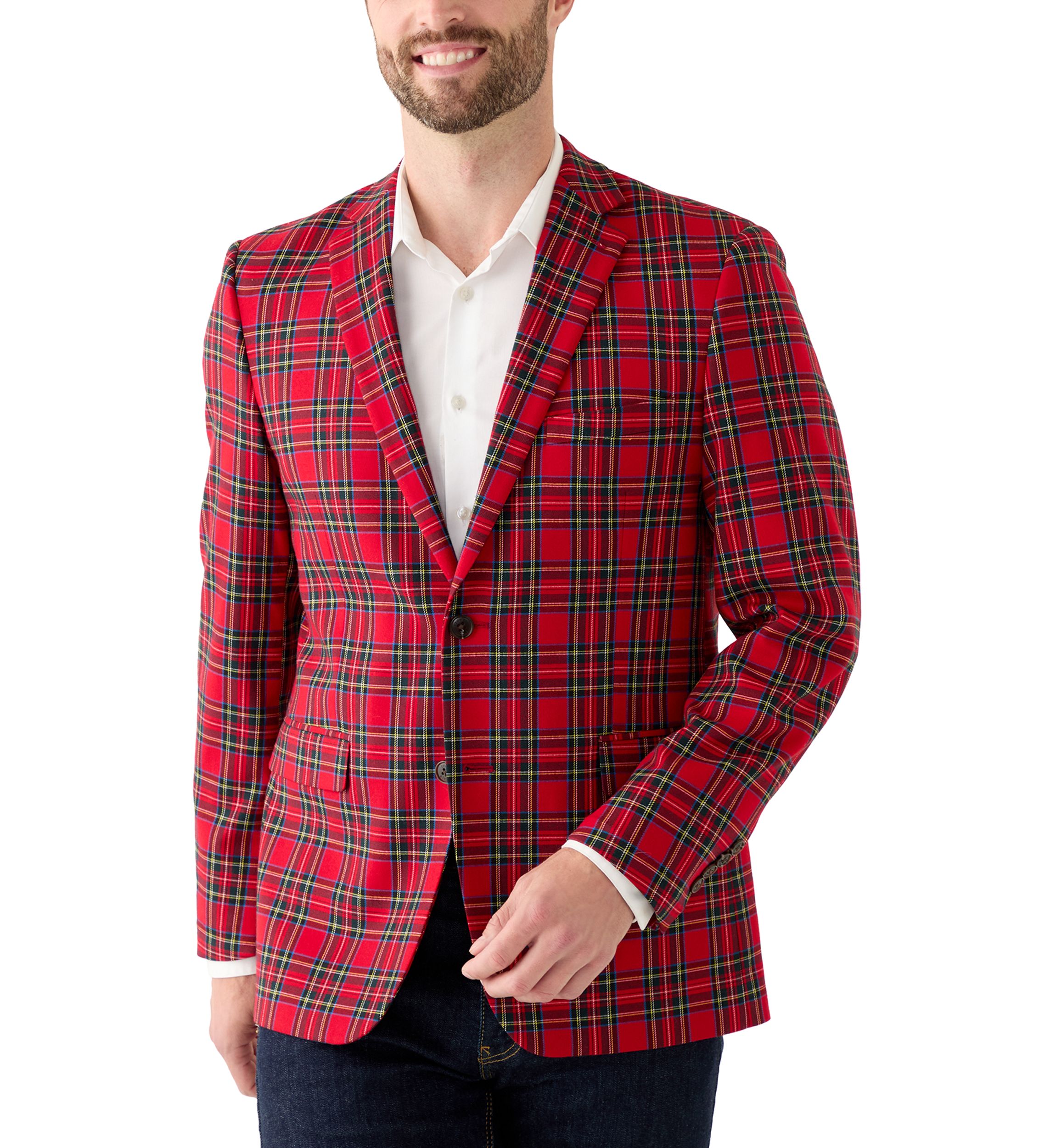 Red Tartan Sport Coat
