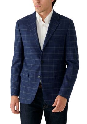 Crown & Ivy Men's Windowpane Check Sport Coat