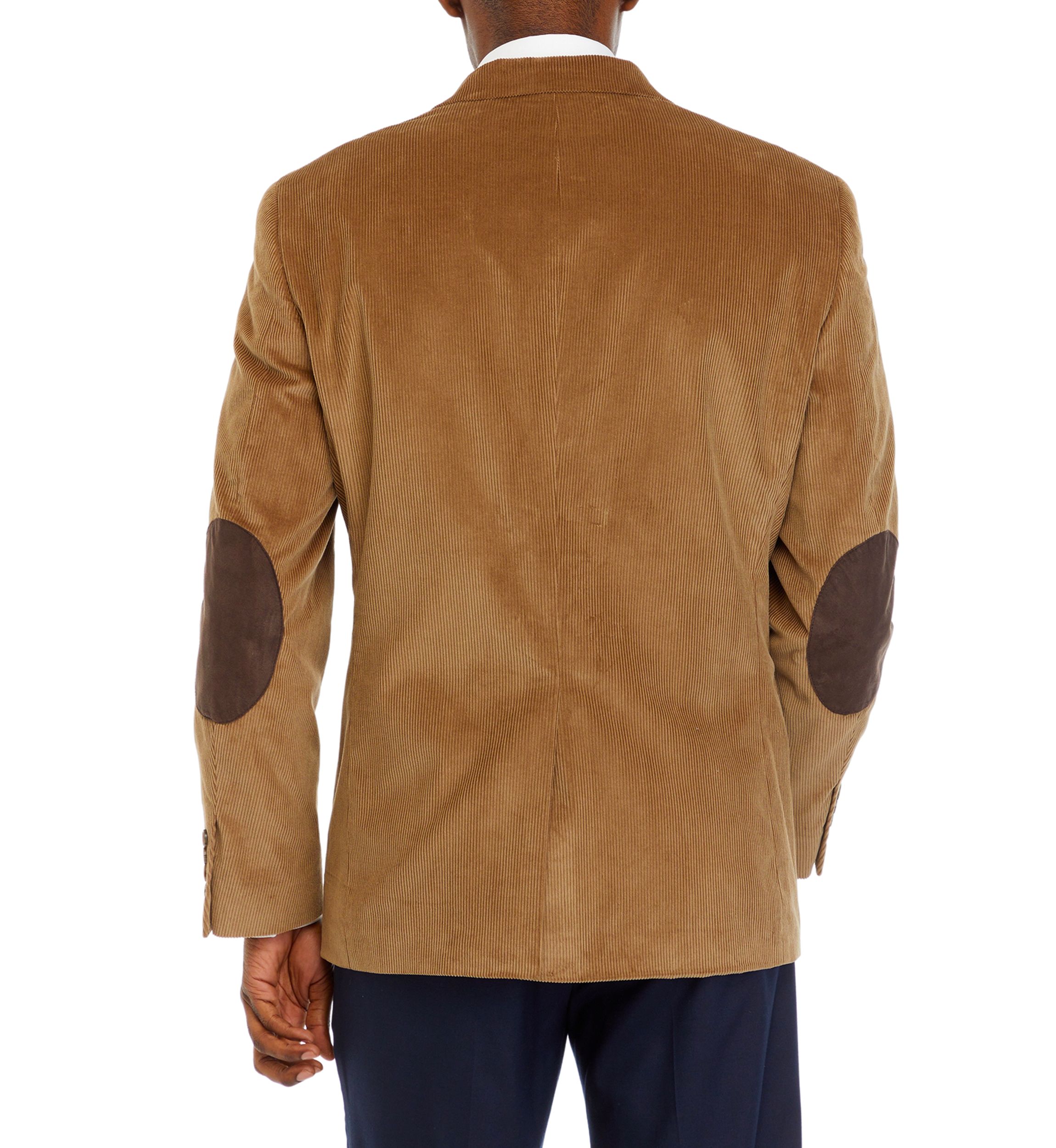 Wheat Corduroy Faux Suede Sportcoat