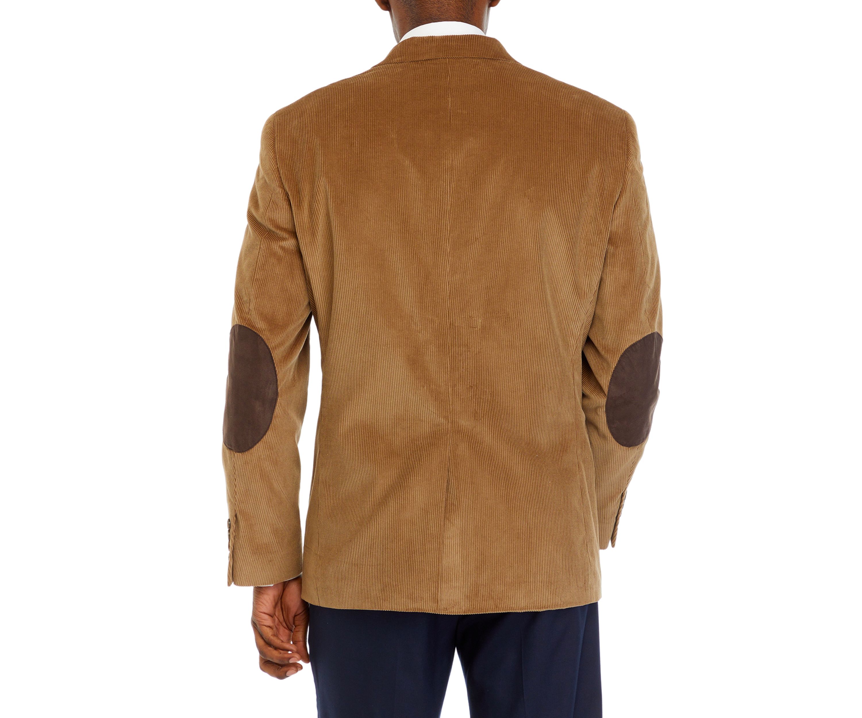 Wheat Corduroy Faux Suede Sportcoat