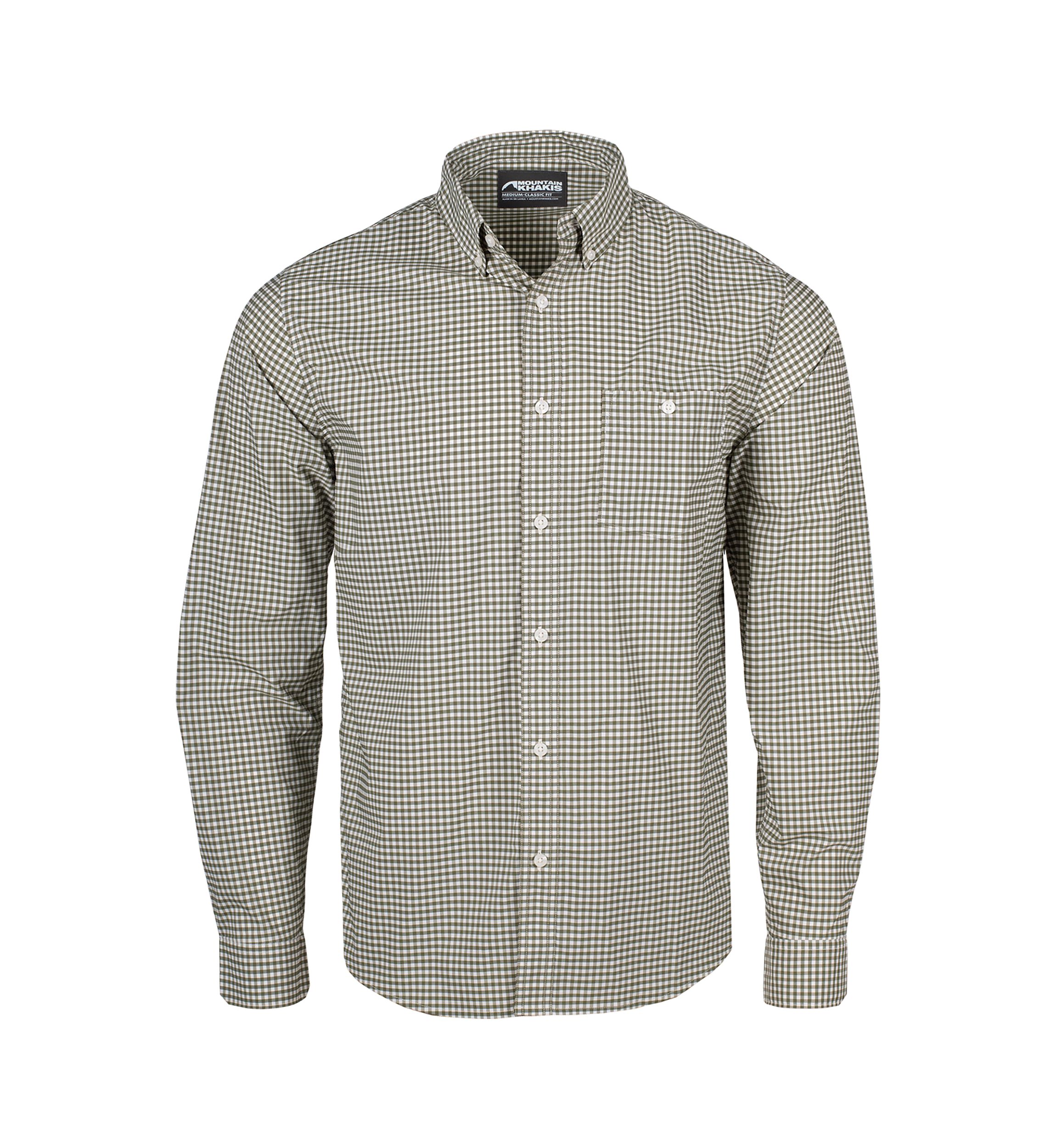 Mens Long Sleeve Spalding Woven Shirt