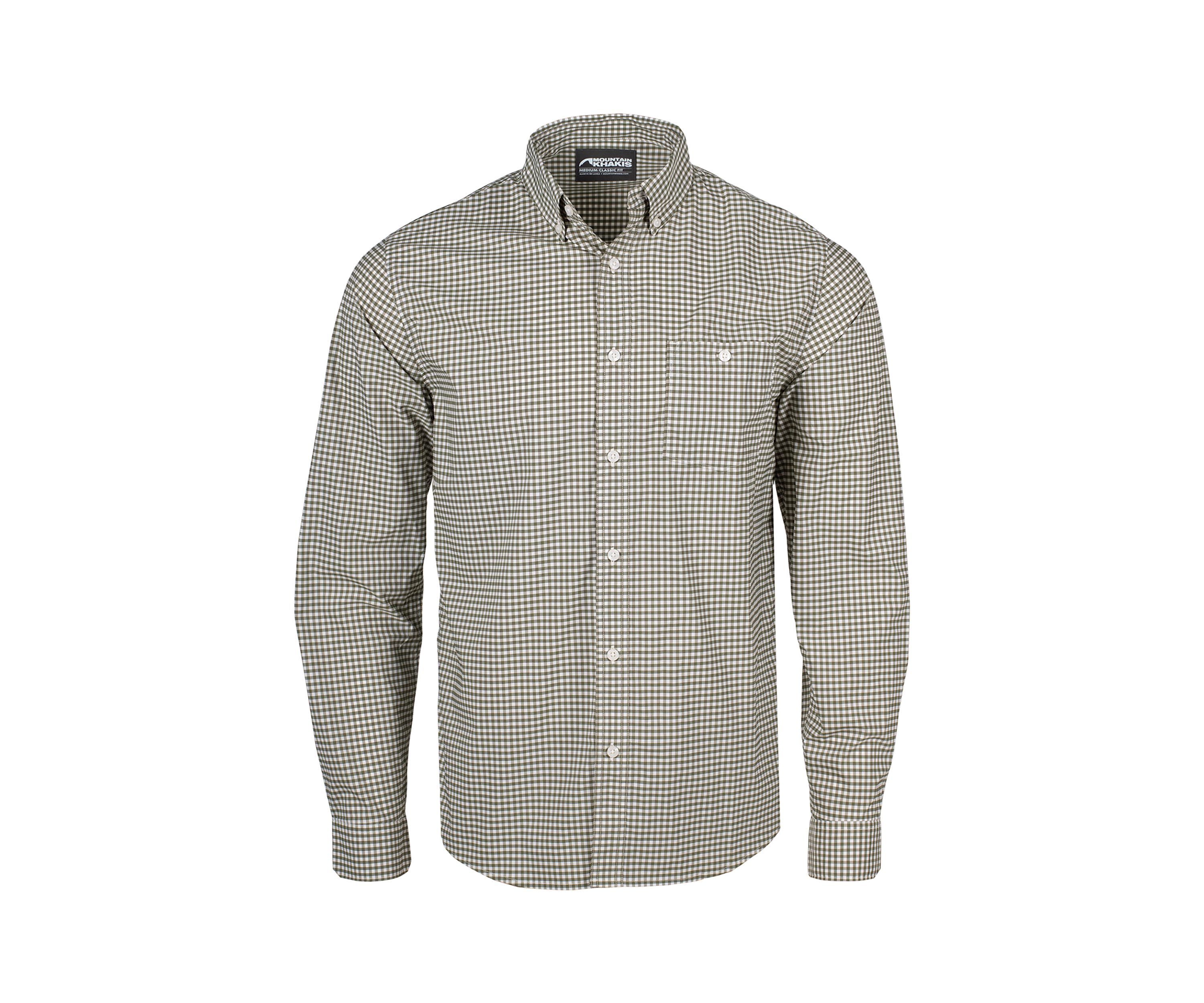 Mens Long Sleeve Spalding Woven Shirt