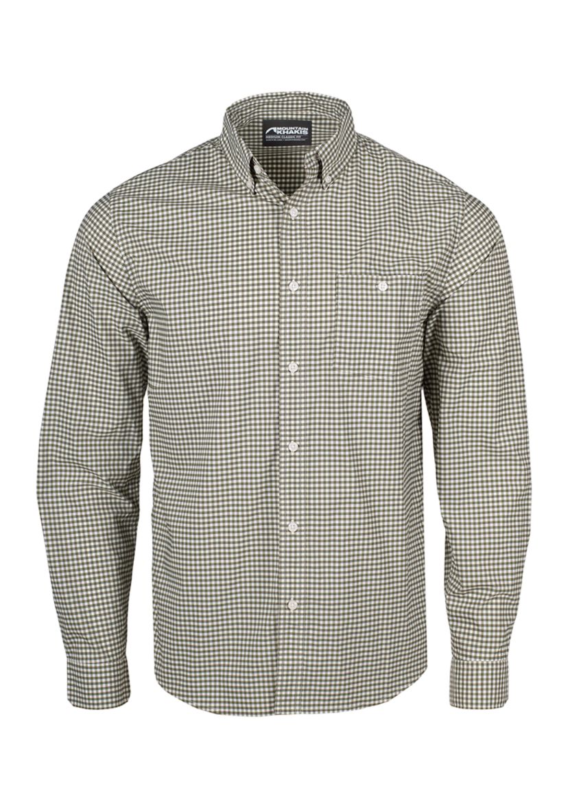 Mens Long Sleeve Spalding Woven Shirt
