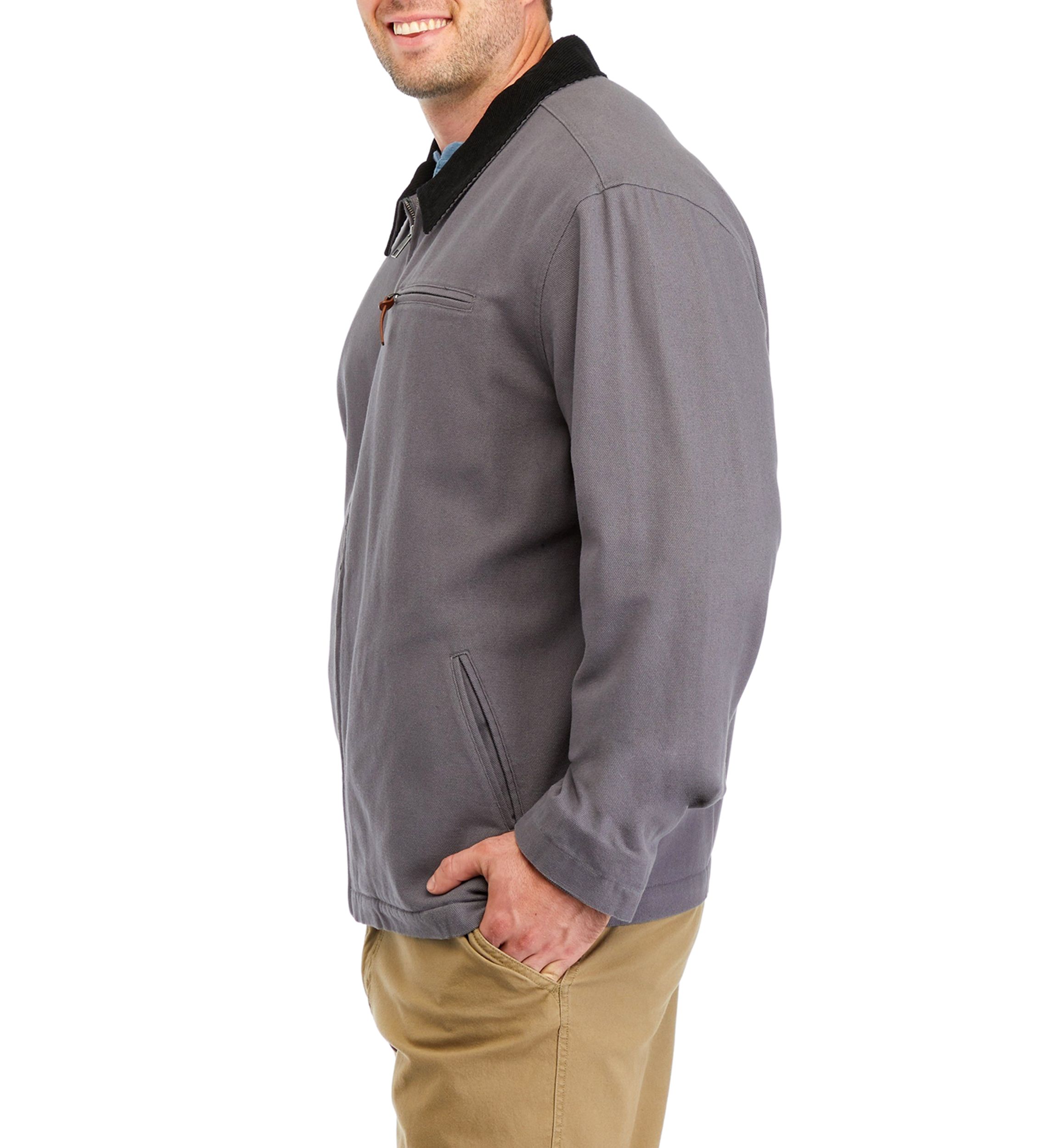 Big & Tall Collared Canvas Jacket