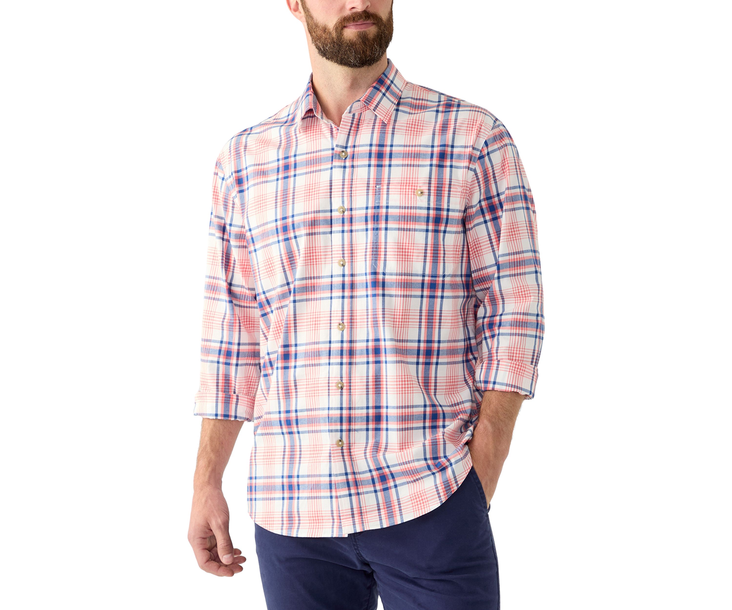 Printed Poplin Button Down Shirt