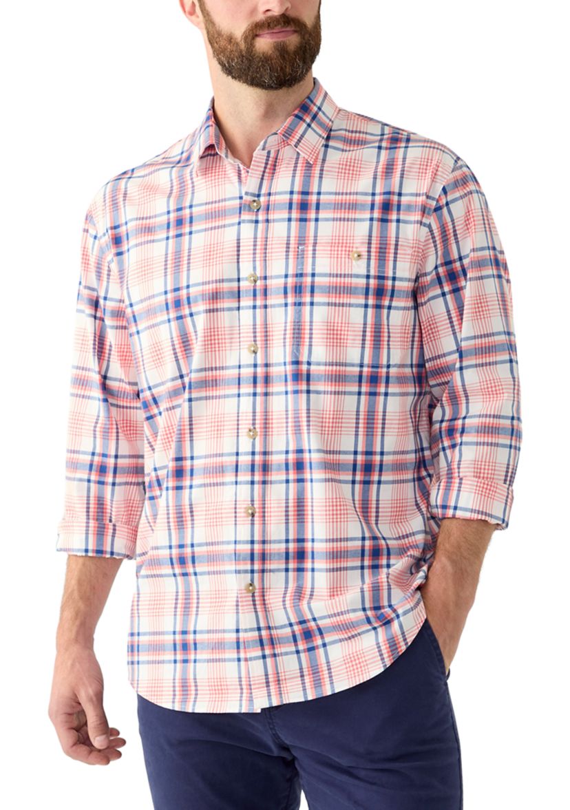 Printed Poplin Button Down Shirt