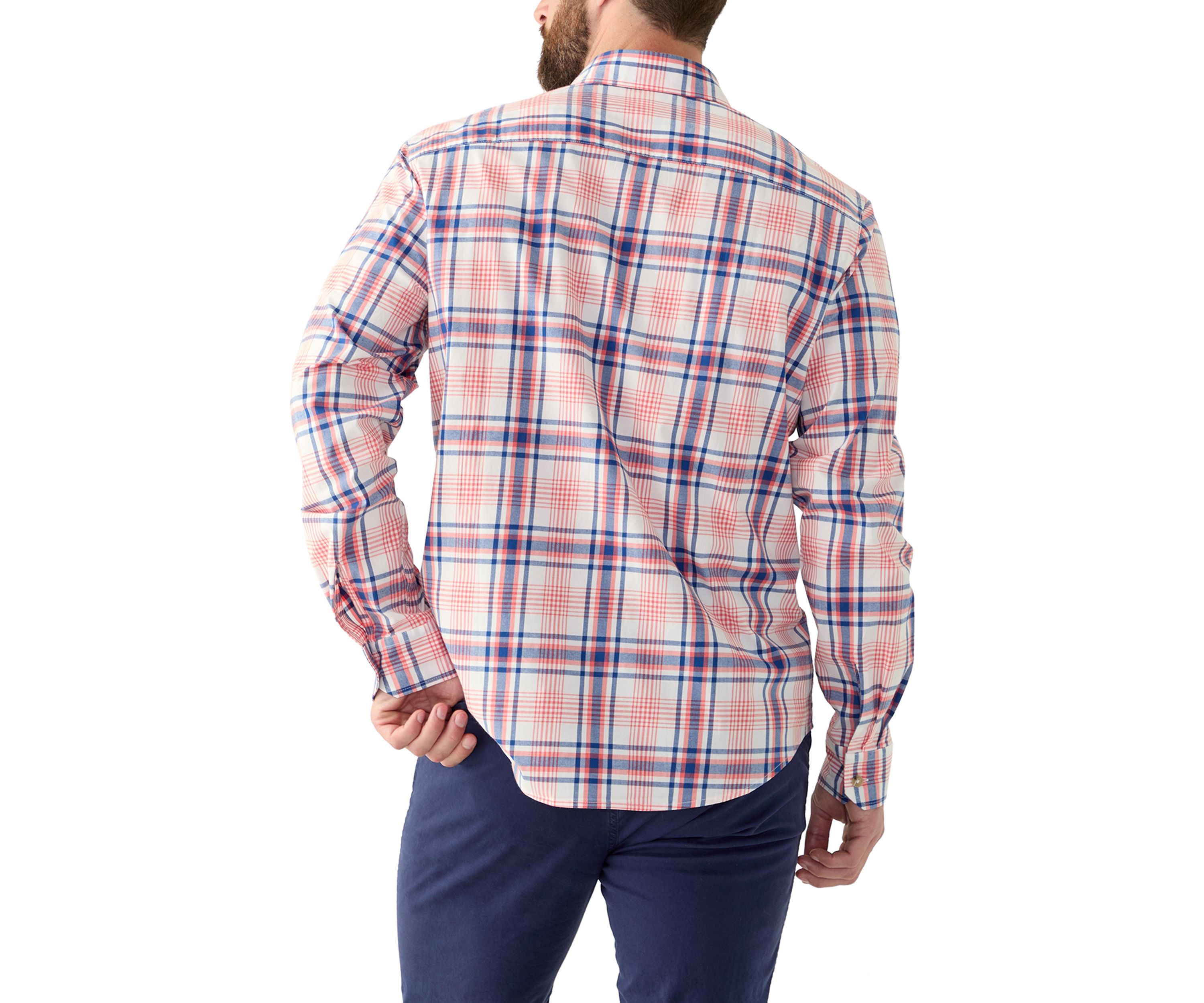 Printed Poplin Button Down Shirt