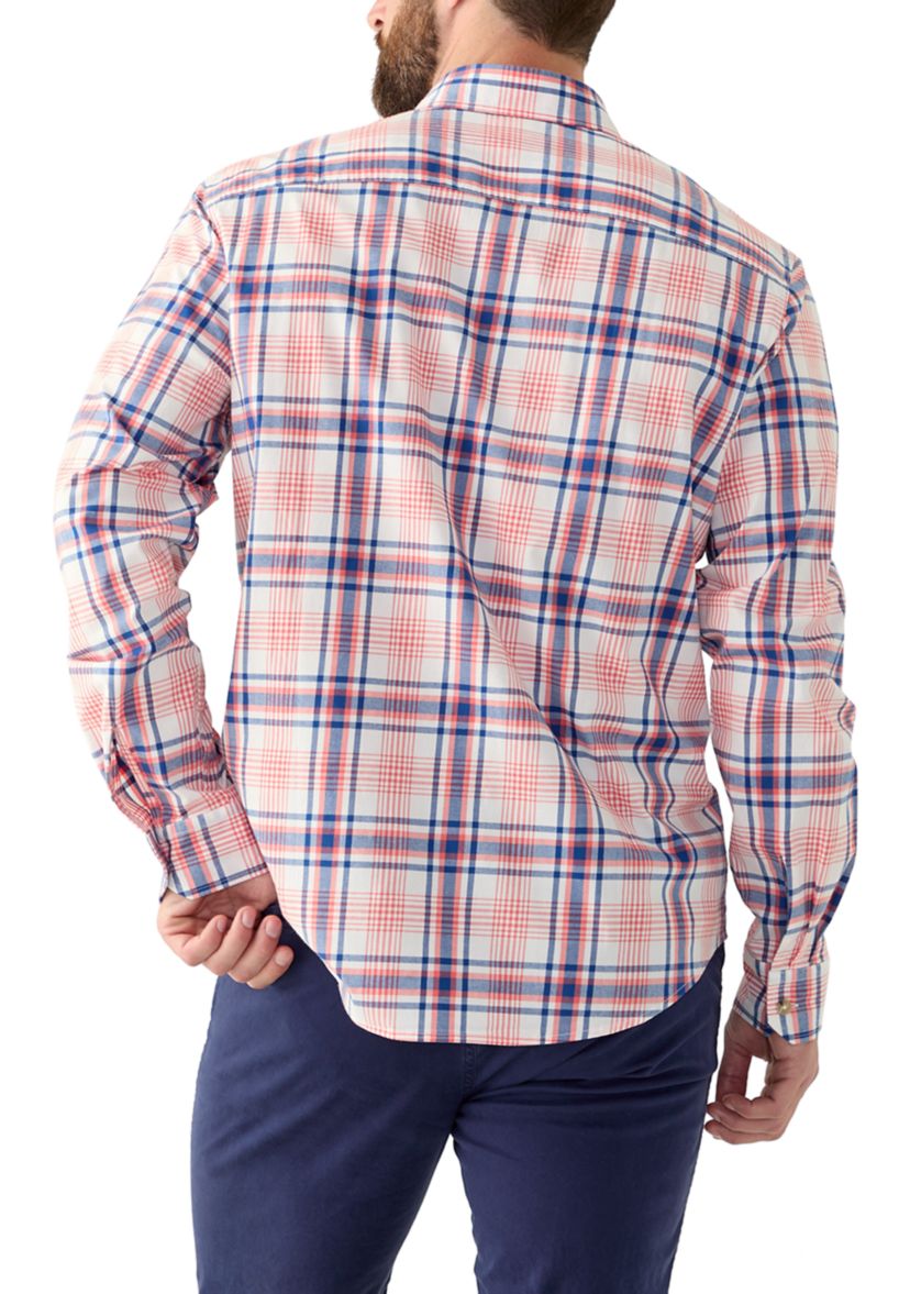 Printed Poplin Button Down Shirt